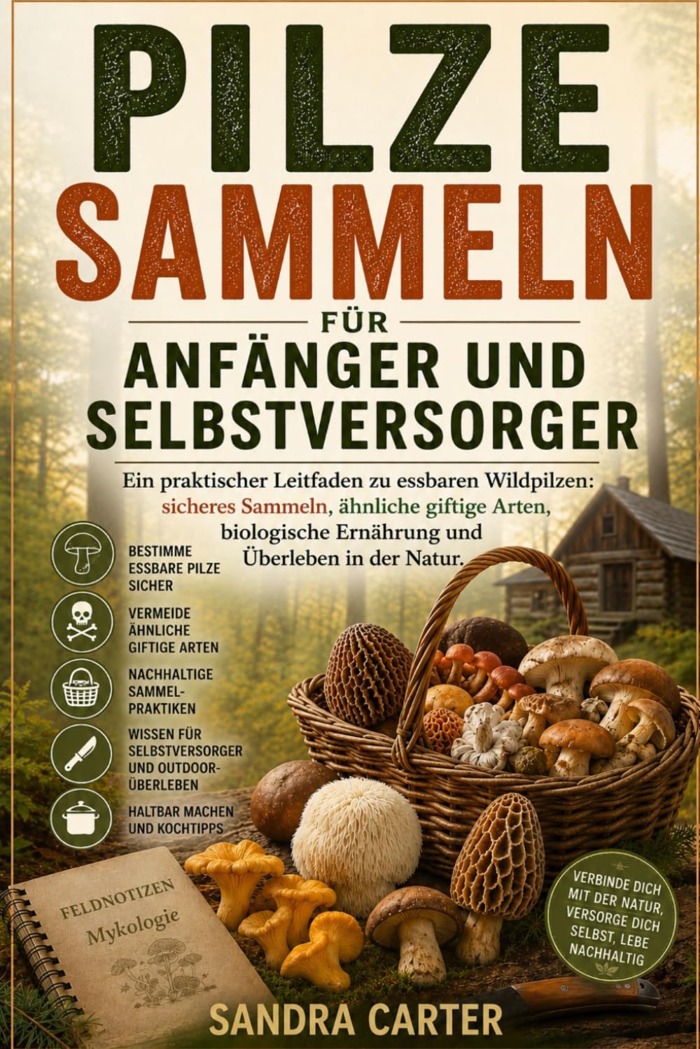 Pilze sammeln für Anfänger und Selbstversorger: Ein praktischer Leitfaden zu essbaren Wildpilzen: sicheres Sammeln, ähnliche giftige Arten,... und Überleben in der Natur (German Edition) baixar o livro de graça