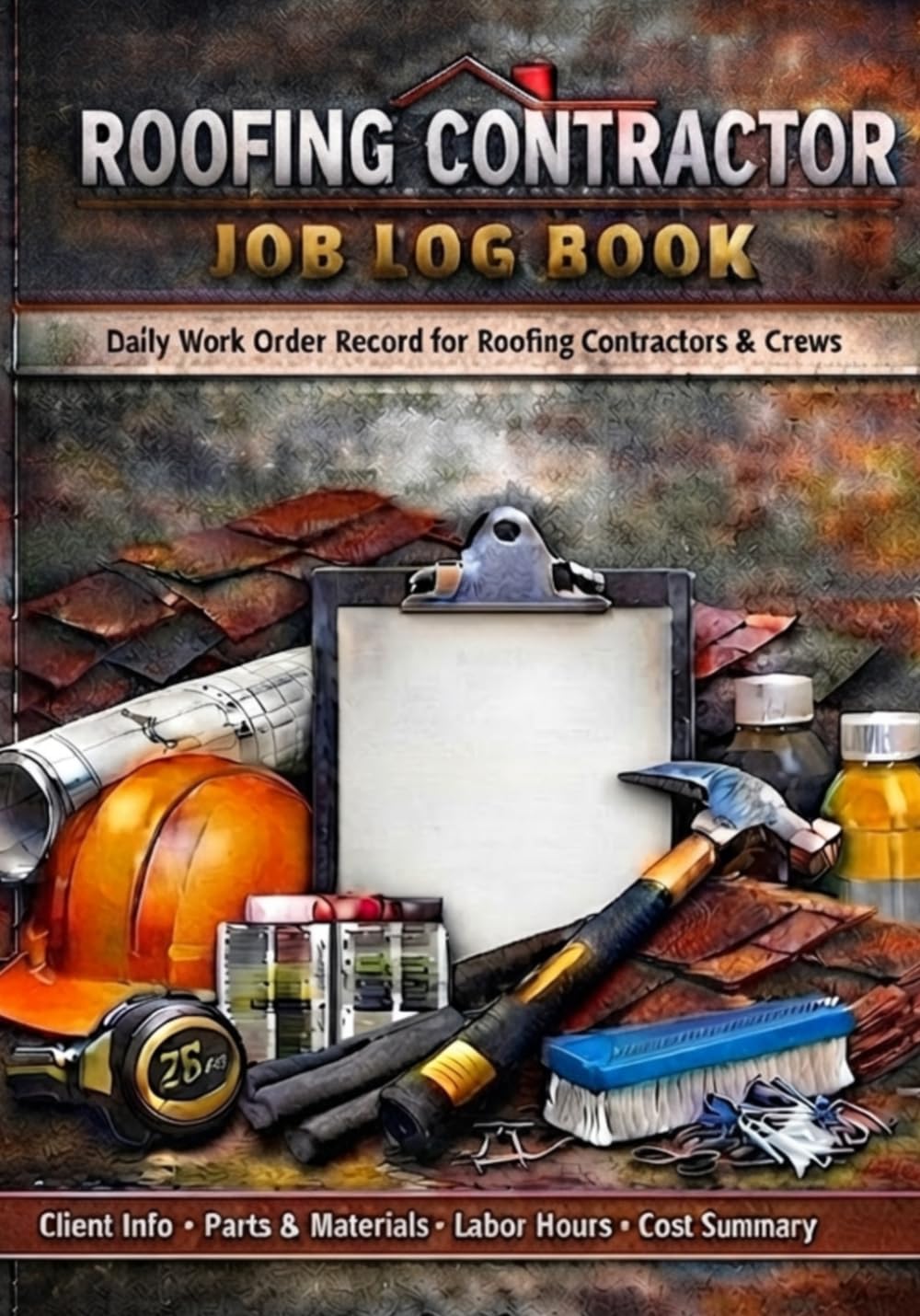 ler totalmente ROOFING CONTRACTOR JOB LOG BOOK: Daily Work Order Record for Roofing Contractors and Crews