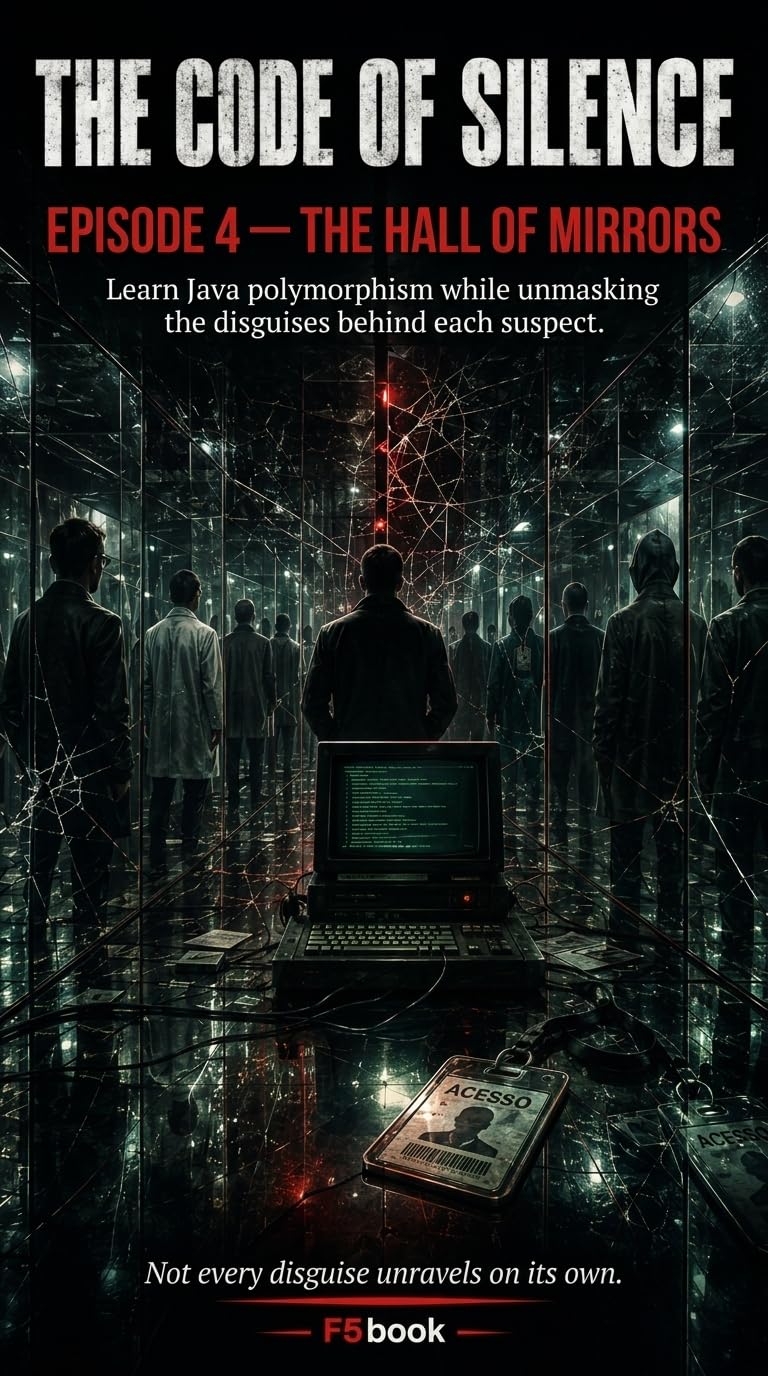 The Code of Silence: The Room of Mirrors: A Java Gamebook for Beginners — Learn Polymorphism by Solving a Mystery (English Edition) baixar o livro de graça