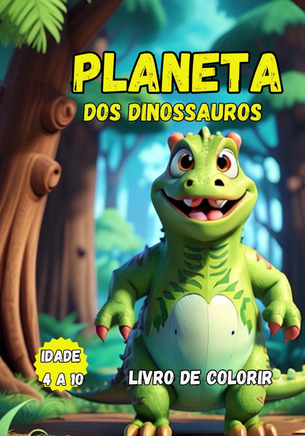 Planeta dos Dinossauros: livro para colorir de dinossauros (Portuguese Edition) baixar o livro de graça