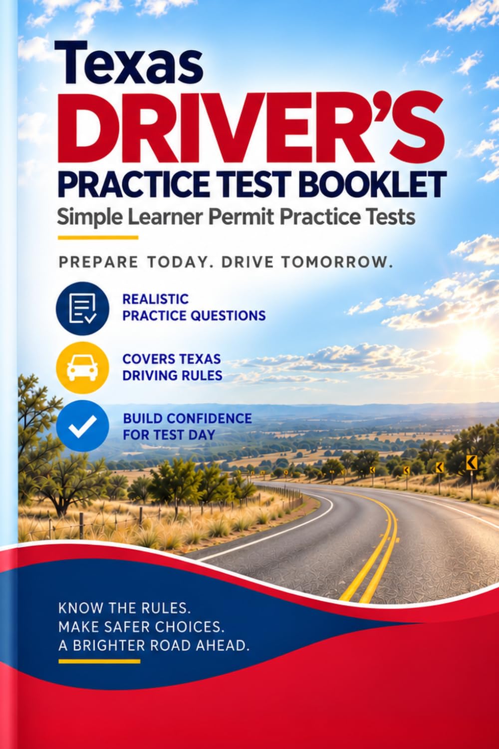 capítulo por capítulo baixar Texas Driver License Practice Tests: Class C Knowledge Test Practice Booklet with 5 Full-Length Exams, Answer Sheets & Answer Keys | Texas Edition