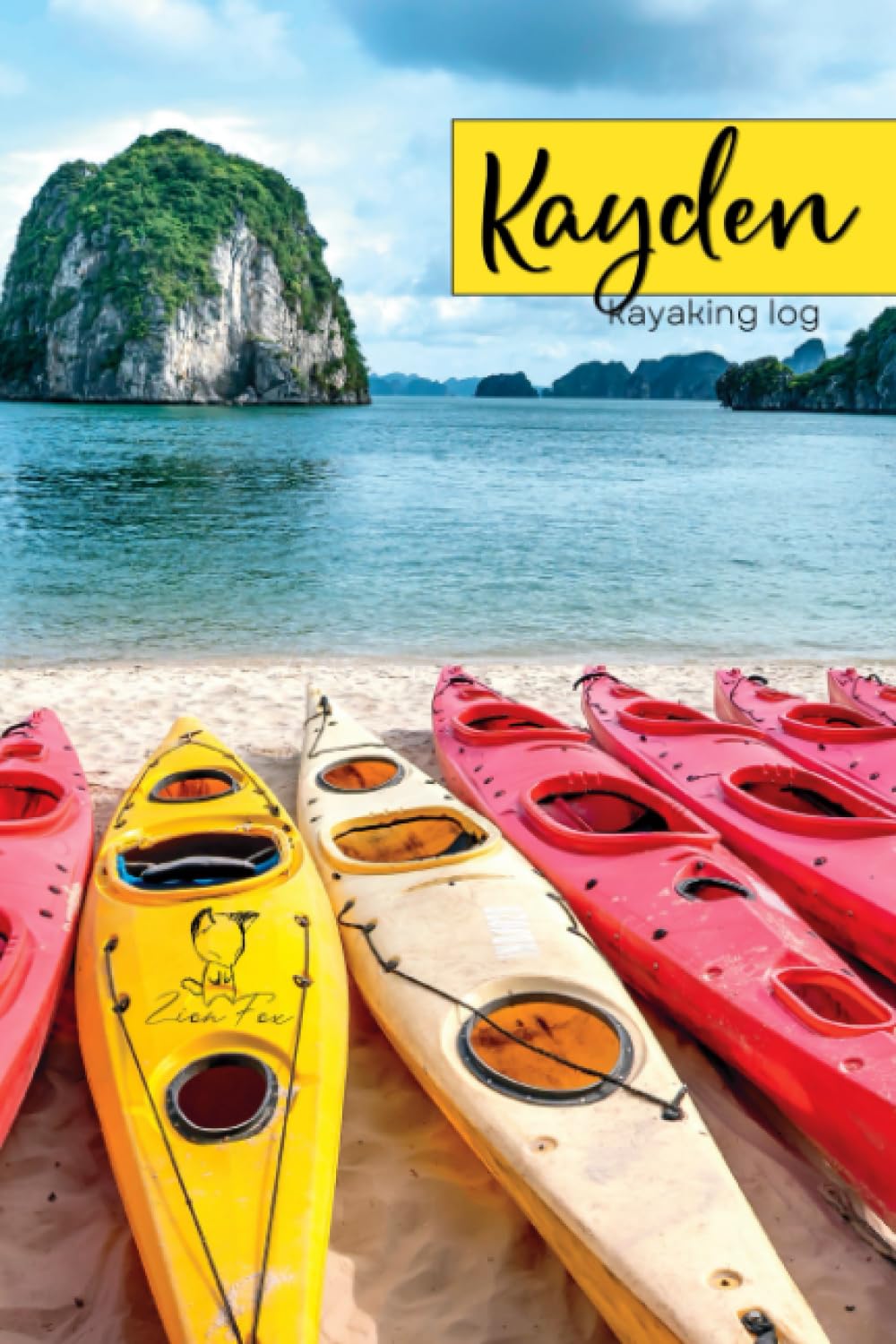 Kayden - Kayaking Log: record/track 99+ kayaking trips in this personalized notebook