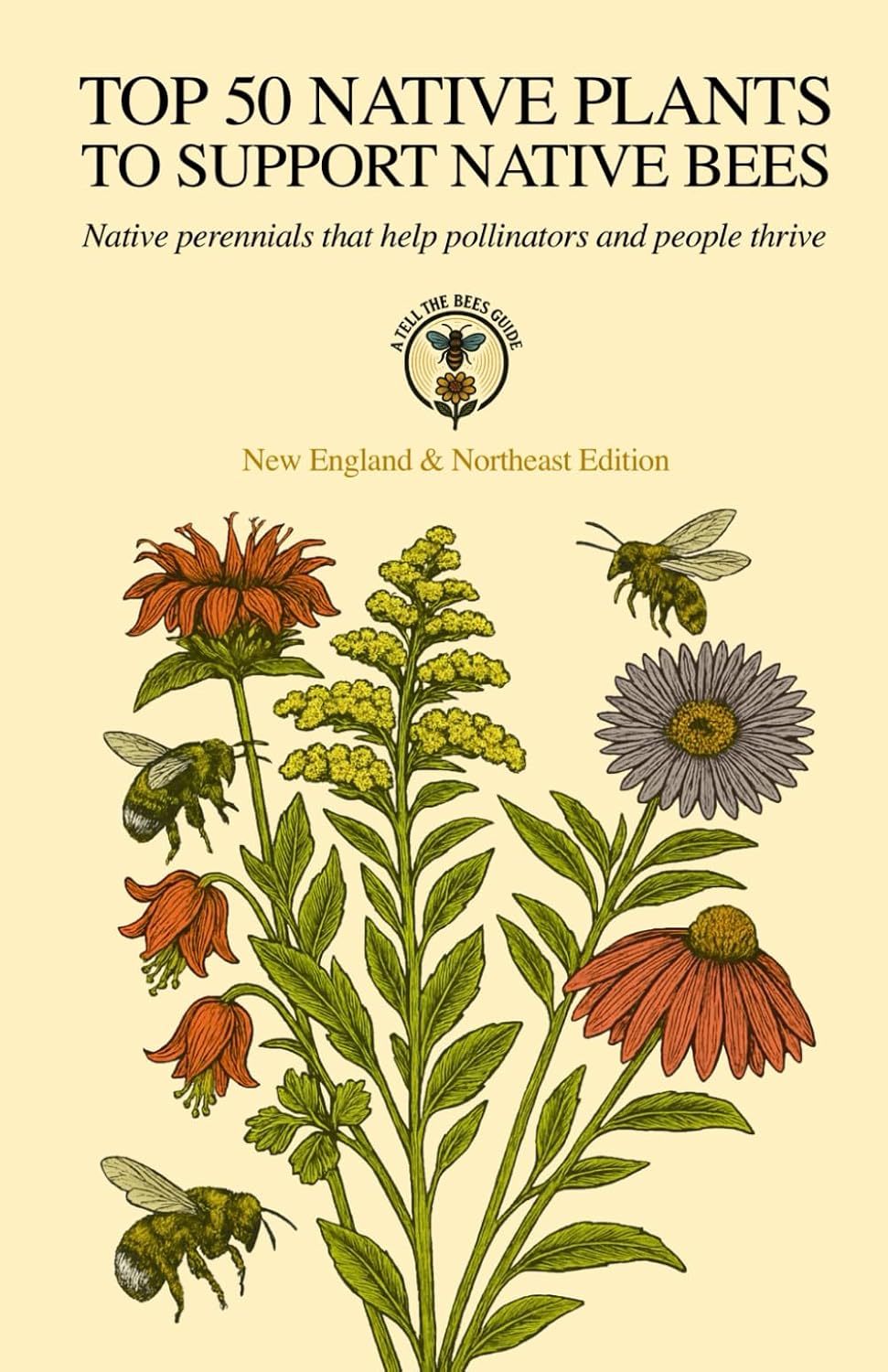Top 50 Native Plants to Support Native Bees: Native perennials that help pollinators and people thrive (New England & Northeast Edition) baixar livro de graça