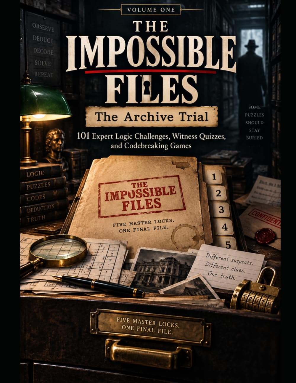 capítulo por capítulo baixar The Impossible Files: The Archive Trial: 101 Expert Logic Challenges, Deduction Puzzles, Witness Mysteries, Codebreaking Games, and Five Master Locks