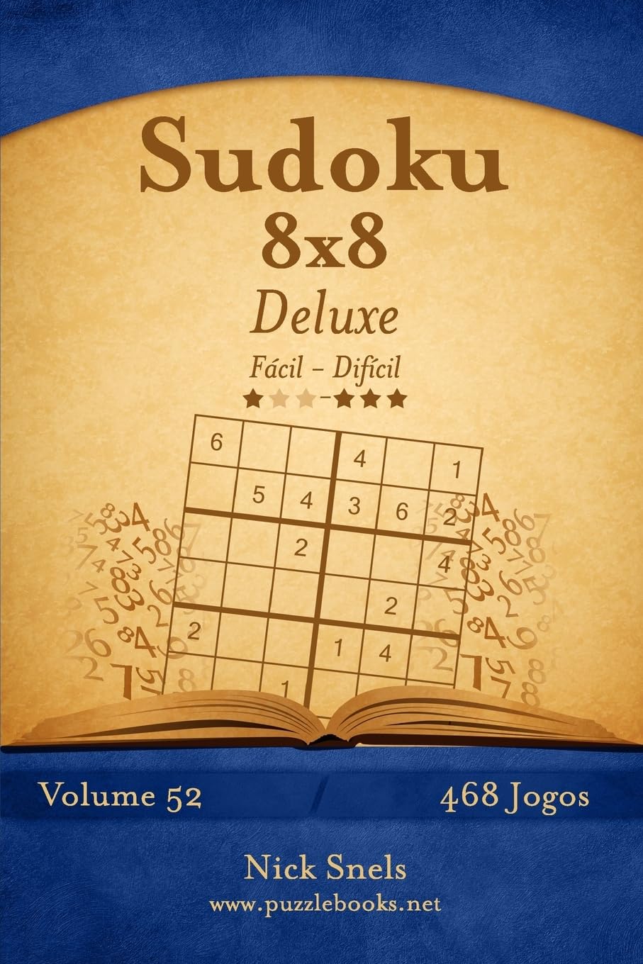 capítulo por capítulo baixar Sudoku 8x8 Deluxe - Fácil ao Difícil - Volume 52 - 468 Jogos