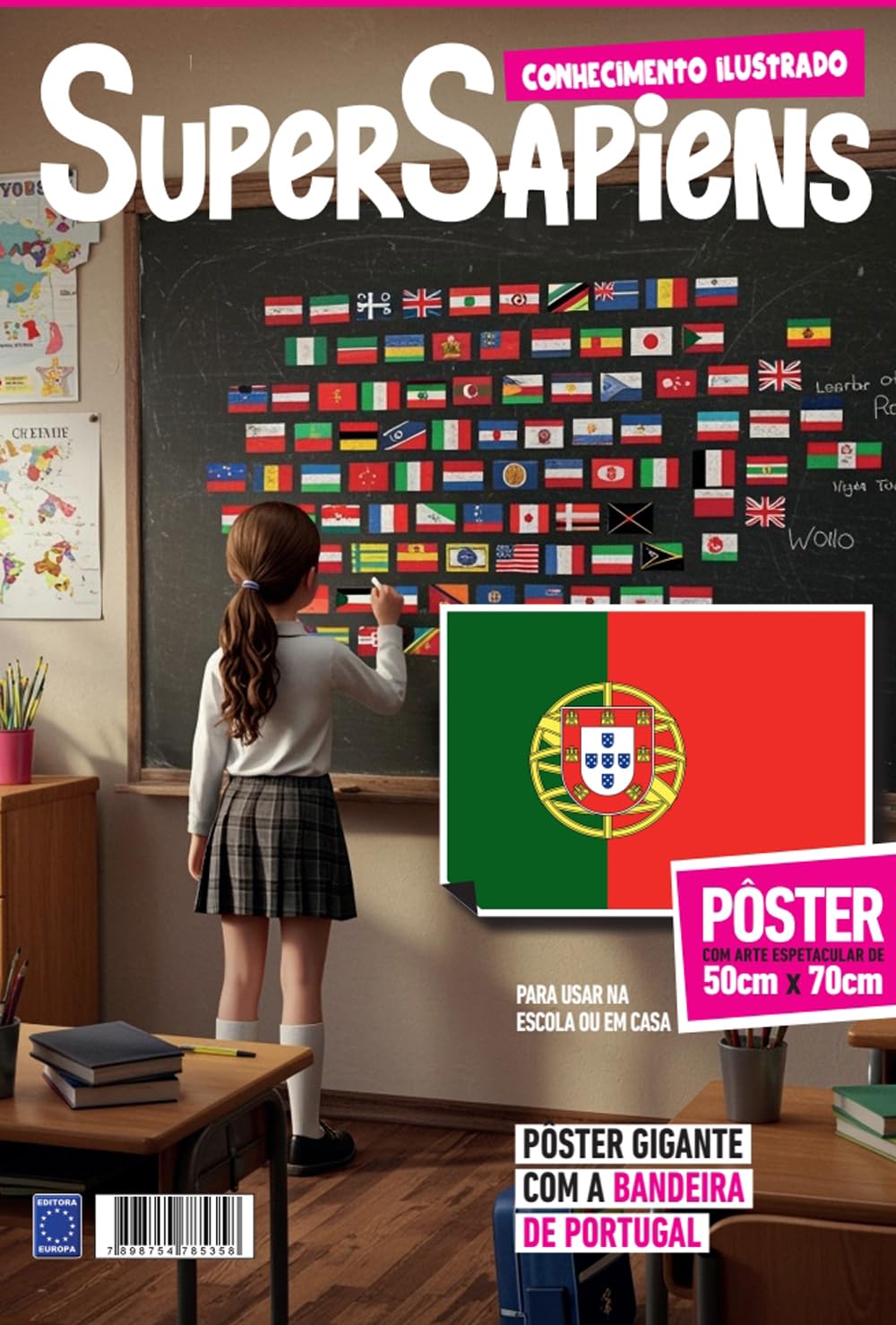 Bandeira de Portugal (Versão lisa, sem dobras, enviada em tubo protetor) - SuperSapiens Posterzine baixar o livro de graça