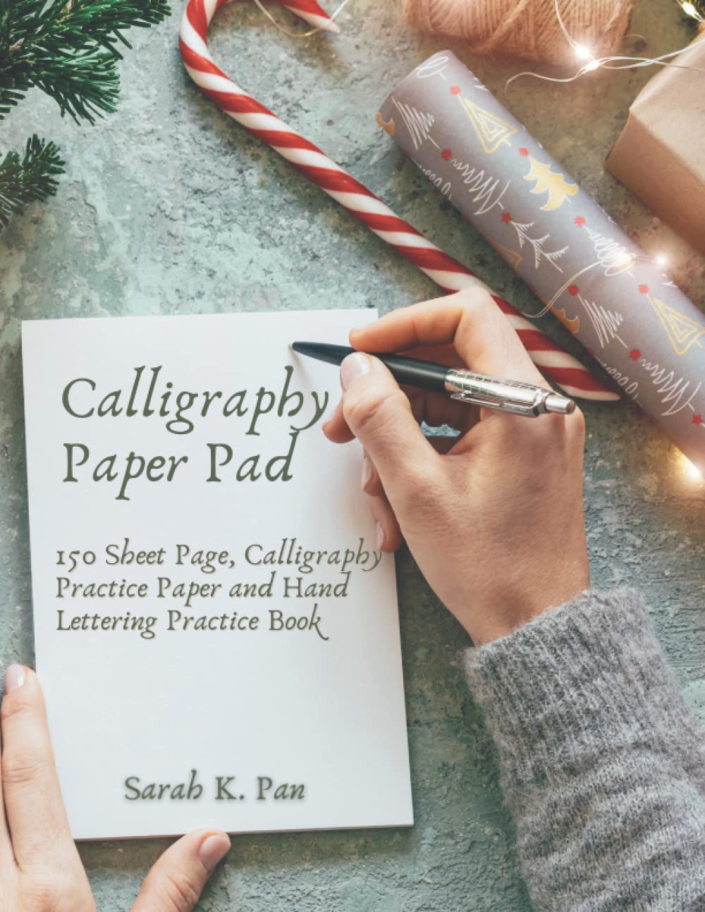 ler totalmente Calligraphy Paper Pad: 150 Sheet Page, Calligraphy Practice Paper and Hand Lettering Practice Book