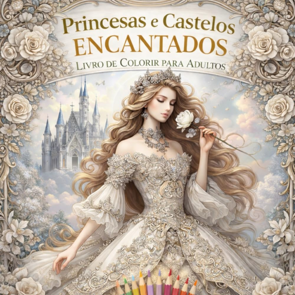 capítulo por capítulo baixar Princesas e Castelos Encantados: Livro de Colorir para Adultos. Desenhos Intricados e Relaxantes para Aliviar o Stress e Estimular a Criatividade (Portuguese Edition)