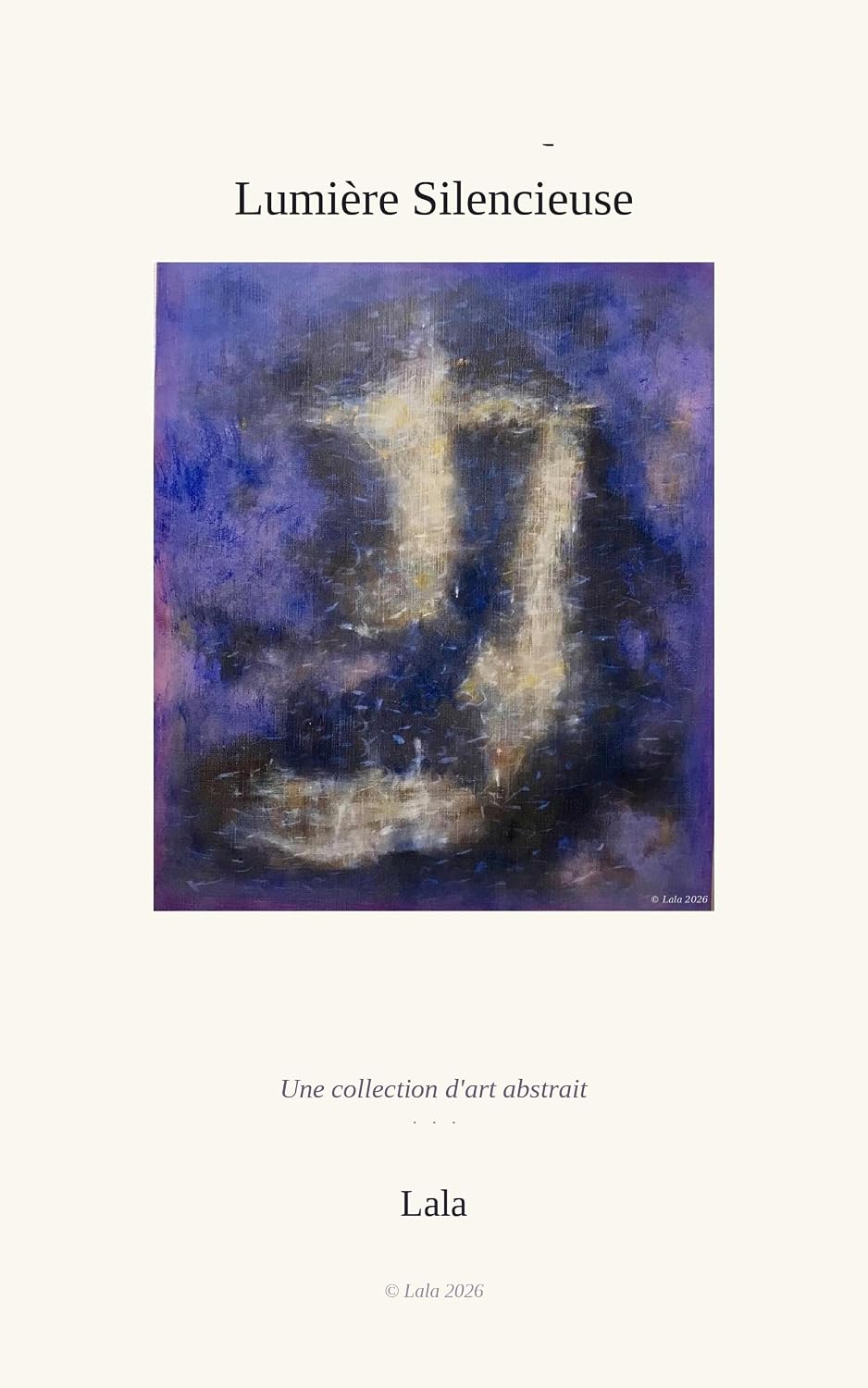 ler totalmente Quiet Light: Unne Collection d'art abstrait (French Edition)