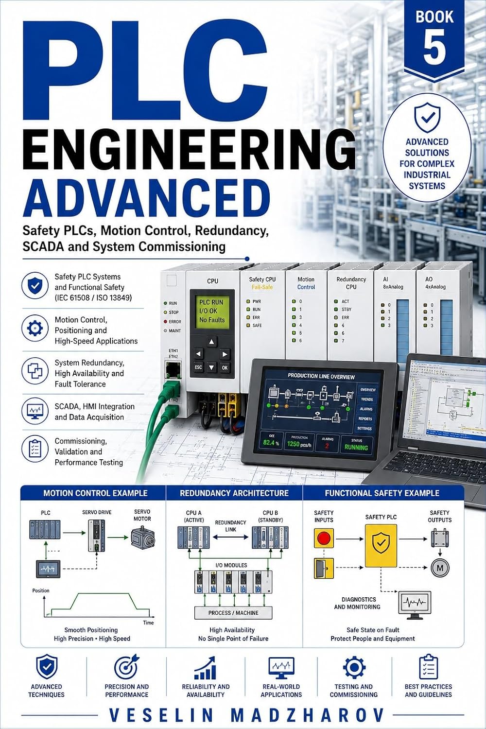 PLC Engineering Advanced: Safety PLCs, Motion Control, Redundancy, SCADA and System Commissioning (PLC Engineering Series Book 5) (English Edition) baixar o livro de graça