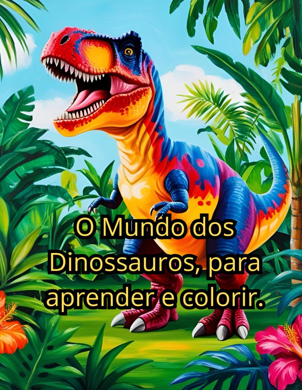 Mundo dos Dinossauros: Livro para Colorir e Aprender (Portuguese Edition) baixar livro de graça