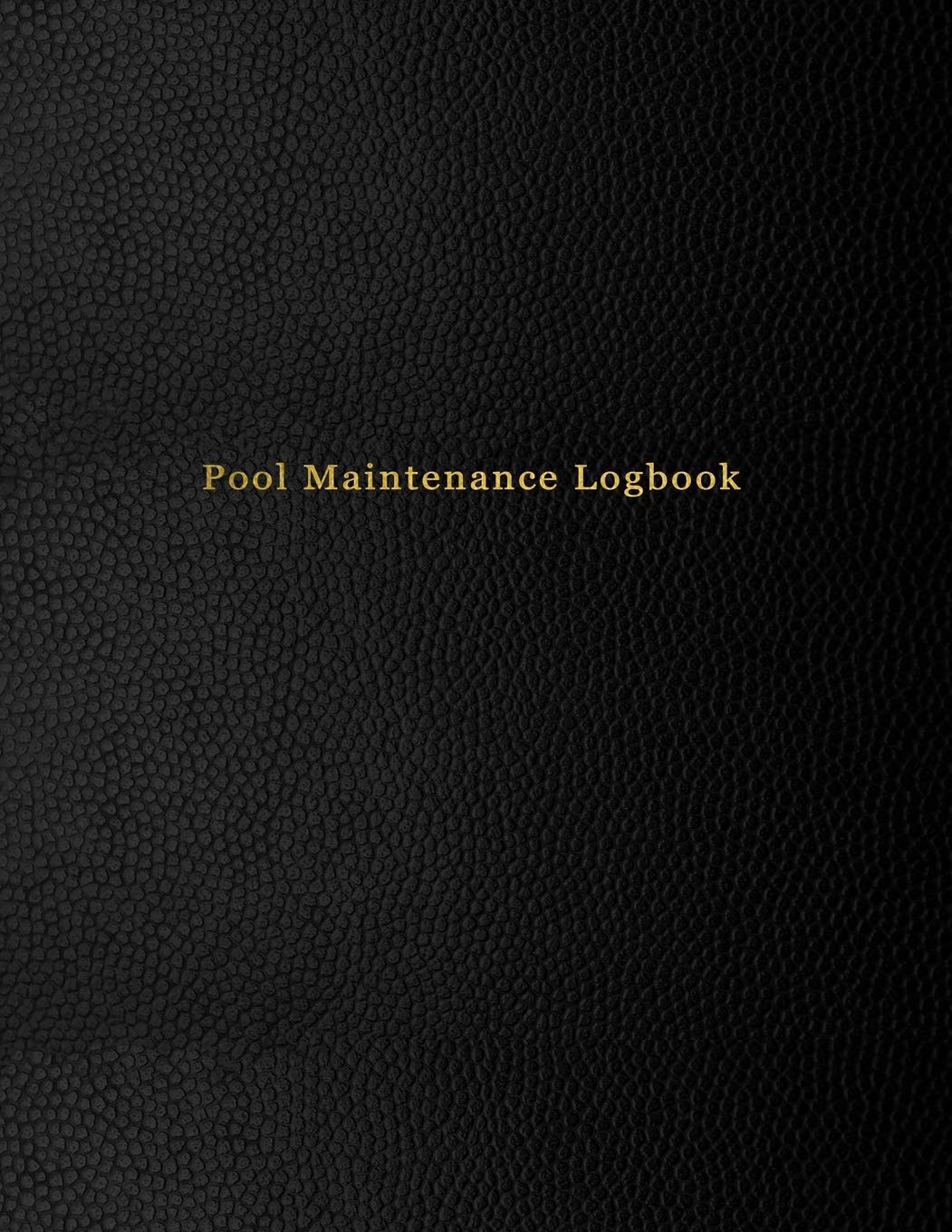 Pool Maintenance Logbook: Swimming pool client maintenance journal for business owners - Chemical tracking and repair log book - Black leather print paperback baixar o livro de graça