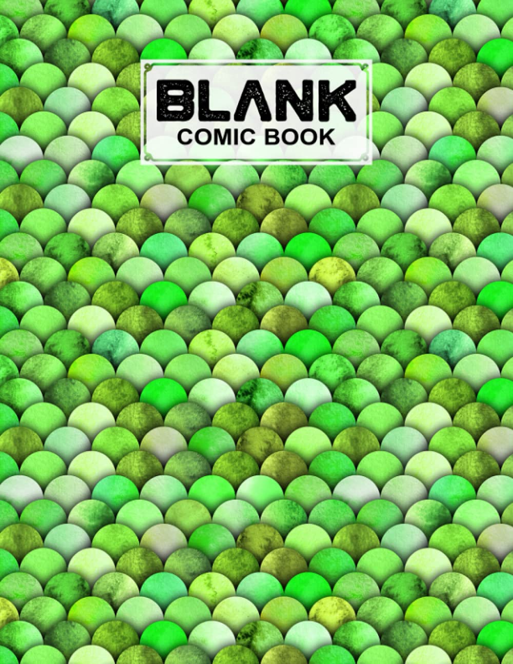 Blank Comic Book: Mermaid Glitter Scales Cover, Create Your Own Story, Journal, Notebook, Sketchbook for Kids and Adults, 120 Pages - Size 8.5" x 11" Notebook by Sibylle Meister baixar livro de graça