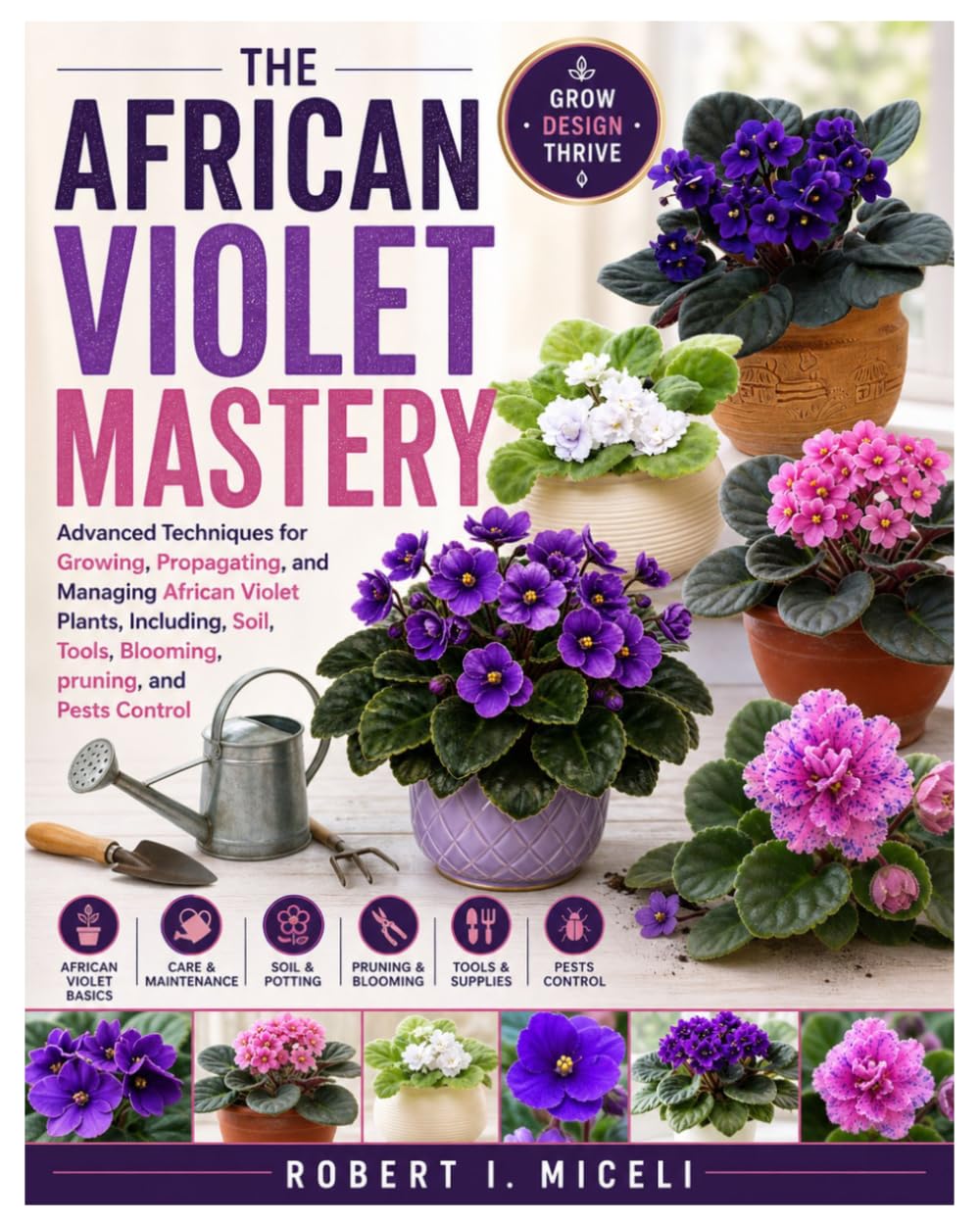 ler totalmente The African Violet Mastery: Advanced Techniques for Growing, Propagating, and Managing African Violet Plants, Including, Soil, Tools, Blooming, pruning, and Pests Control