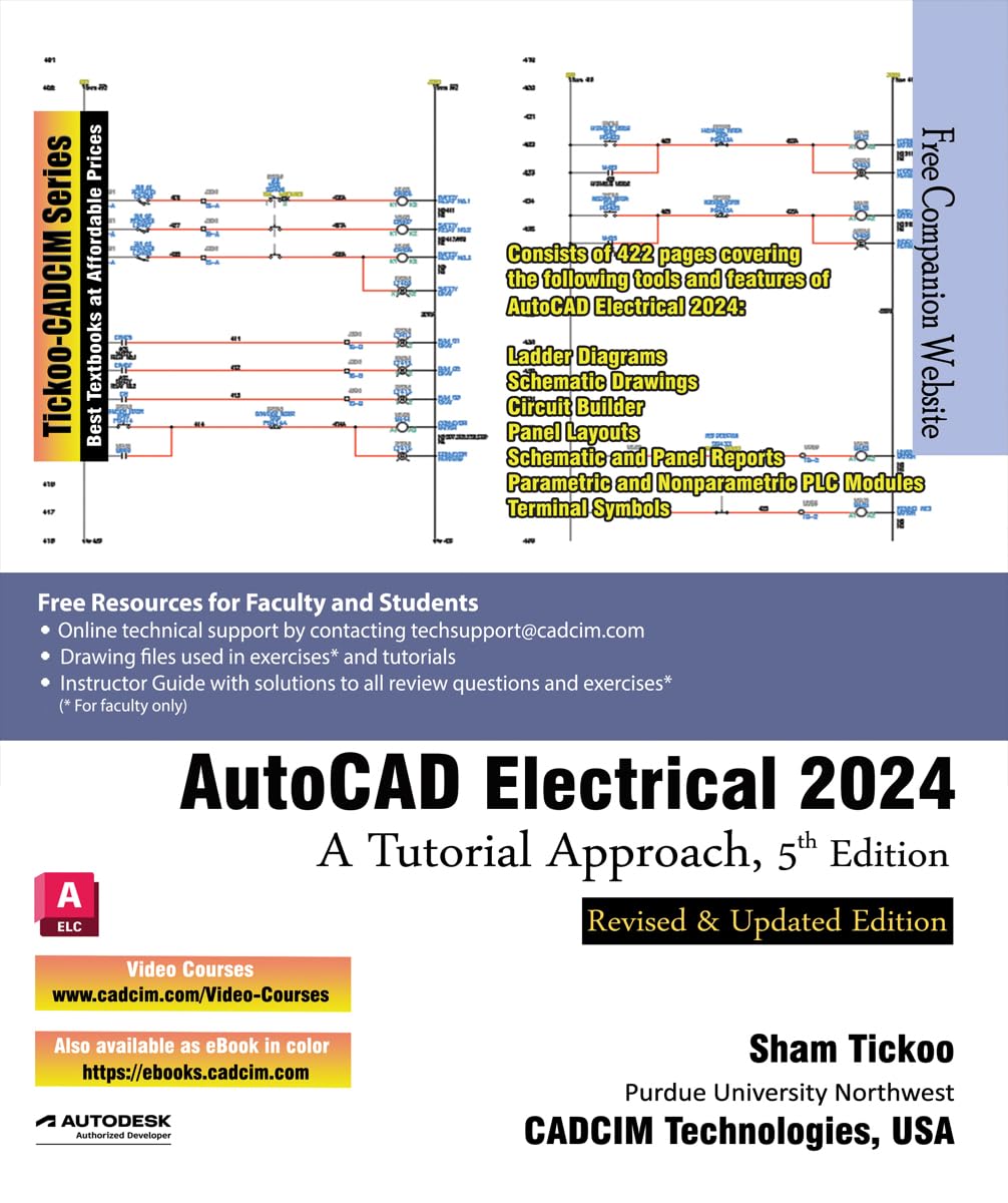 AutoCAD Electrical 2024: A Tutorial Approach, 5th Edition (English Edition)