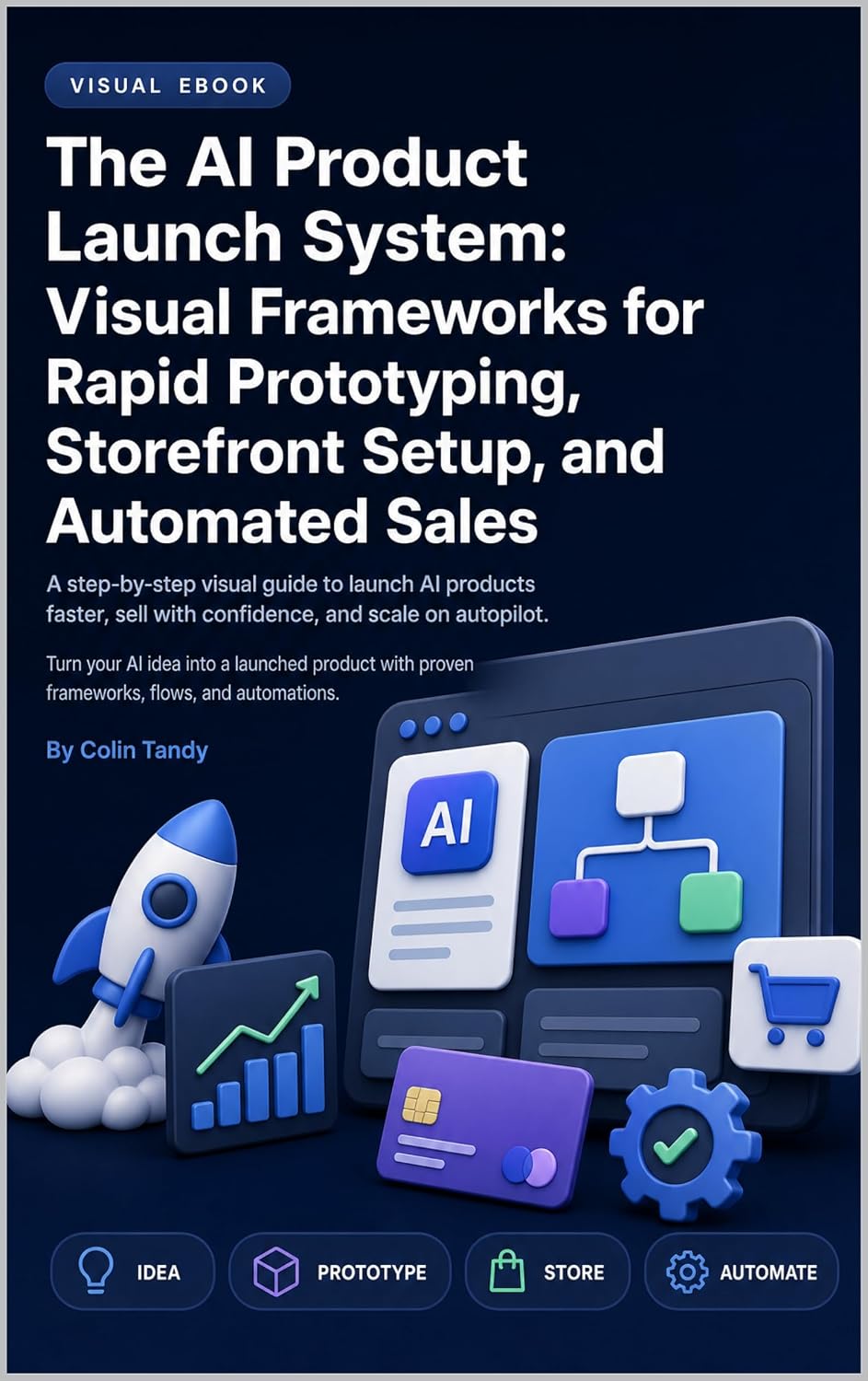 ler totalmente The AI Product Launch System: Visual Frameworks for Rapid Prototyping, Storefront Setup, and Automated Sales (English Edition)