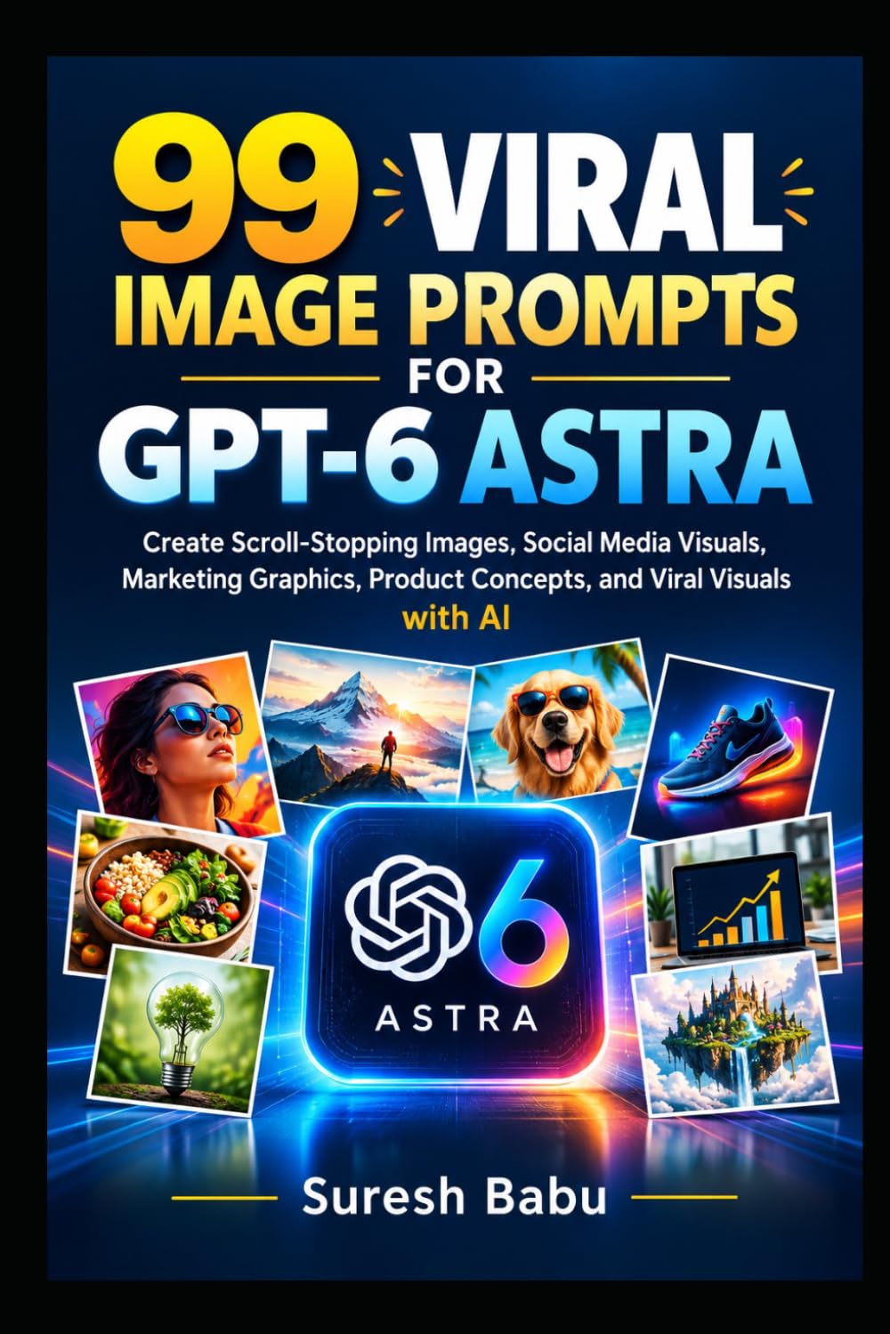 ler totalmente 99 VIRAL IMAGE PROMPTS FOR GPT-6 ASTRA: Create Scroll-Stopping Images, Social Media Visuals, Marketing Graphics, Product Concepts, and Viral Visuals with AI
