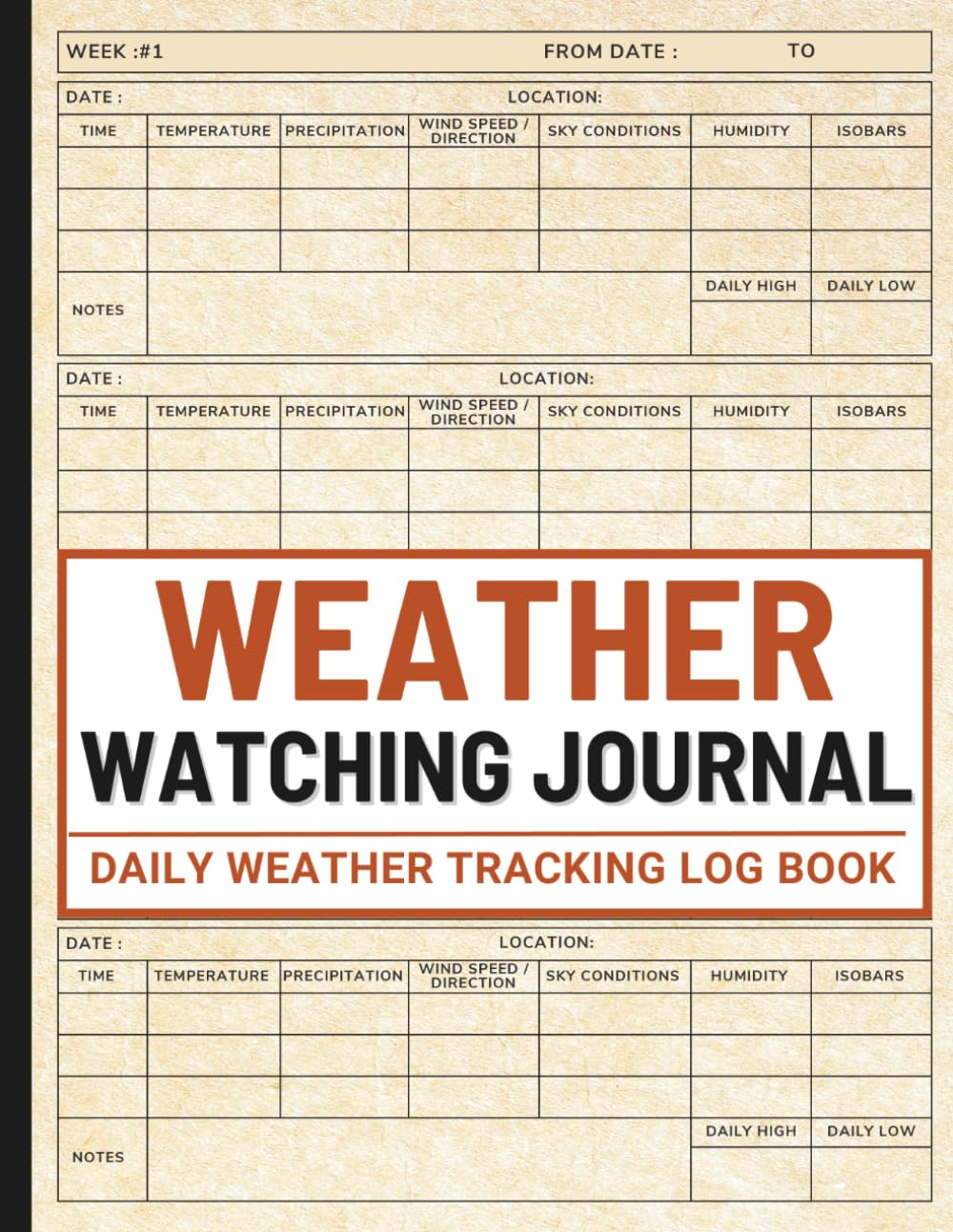 Weather Log Book: Meteorology Diary to Track and Record Daily Weather Data baixar o livro de graça