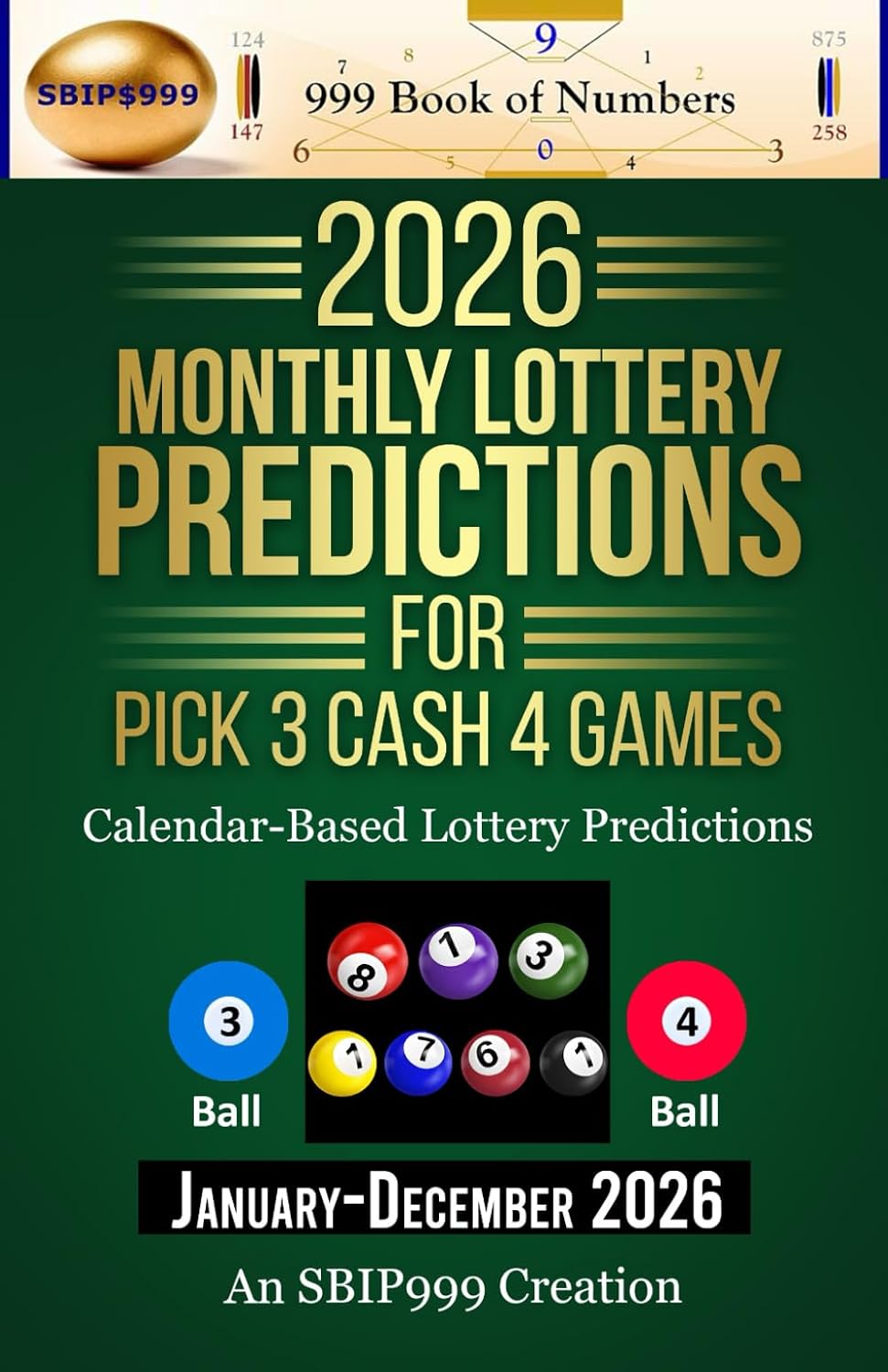 2026 Monthly Lottery Predictions for Pick 3 Cash 4 Games: Calendar-Based Lottery Predictions baixar livro de graça