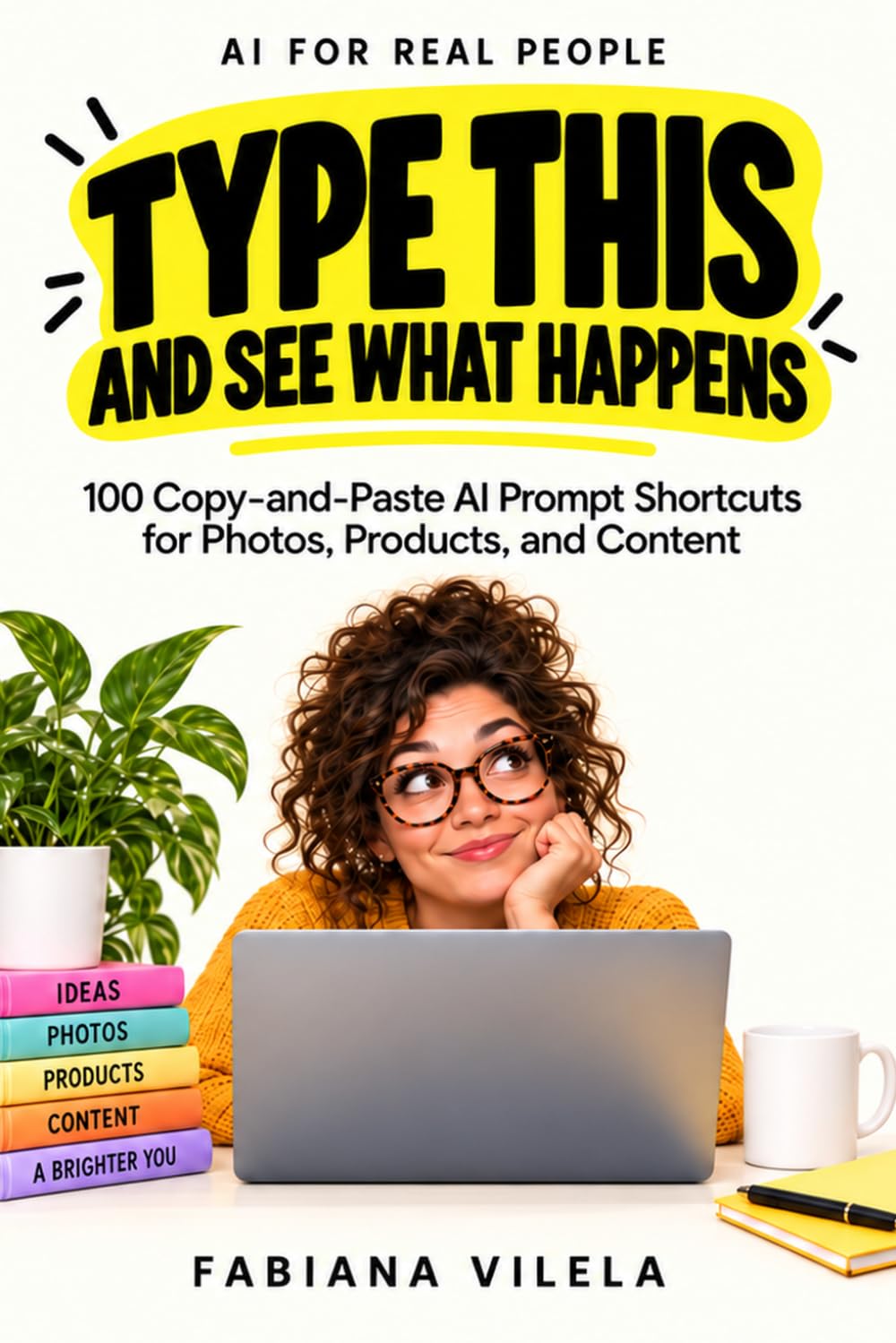 Type This and See What Happens: 100 Copy-and-Paste AI Prompt Shortcuts for Photos, Products, and Content baixar o livro de graça