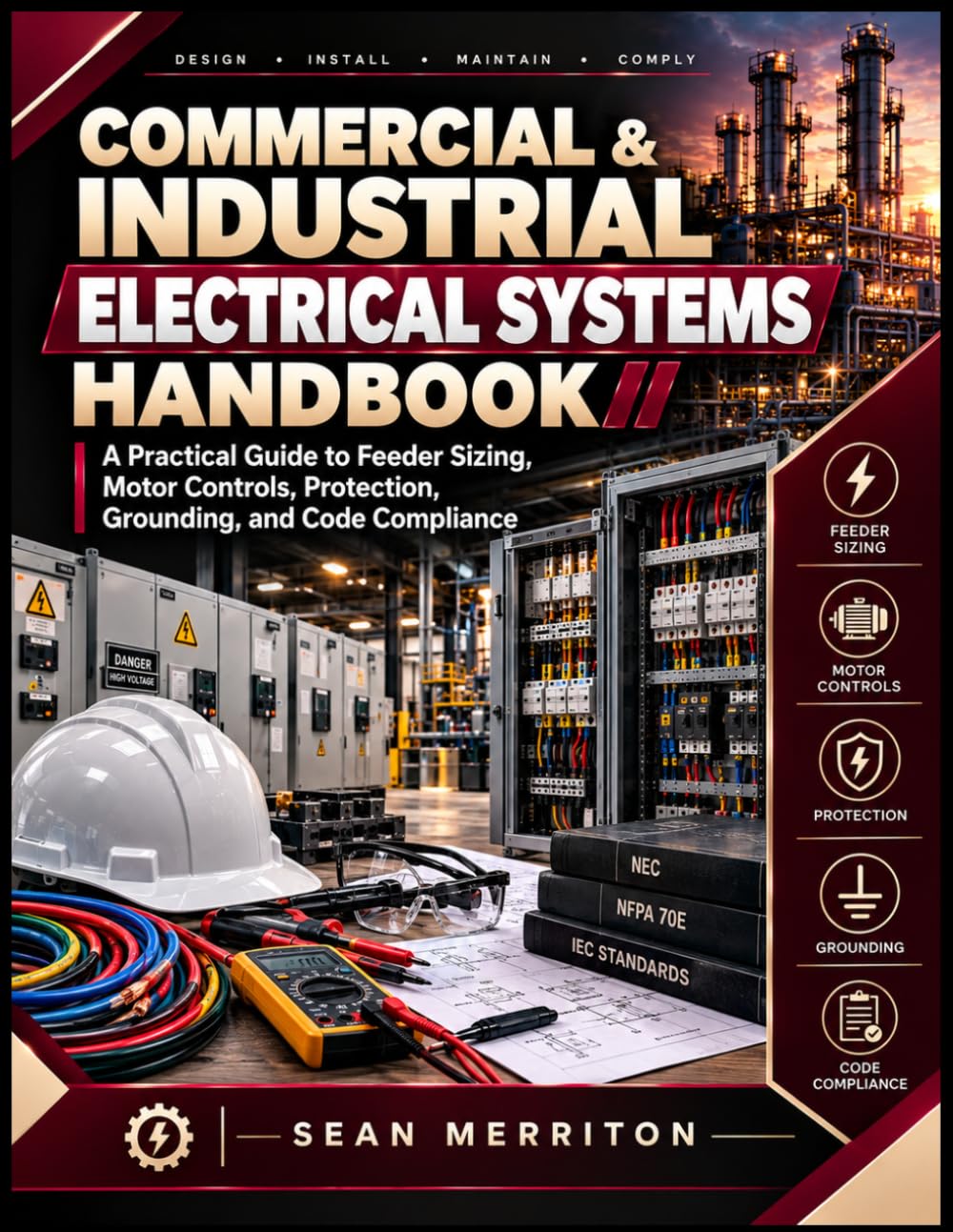 ler totalmente COMMERCIAL & INDUSTRIAL ELECTRICAL SYSTEMS HANDBOOK: A Practical Guide to Feeder Sizing, Motor Controls, Protection, Grounding, and Code Compliance