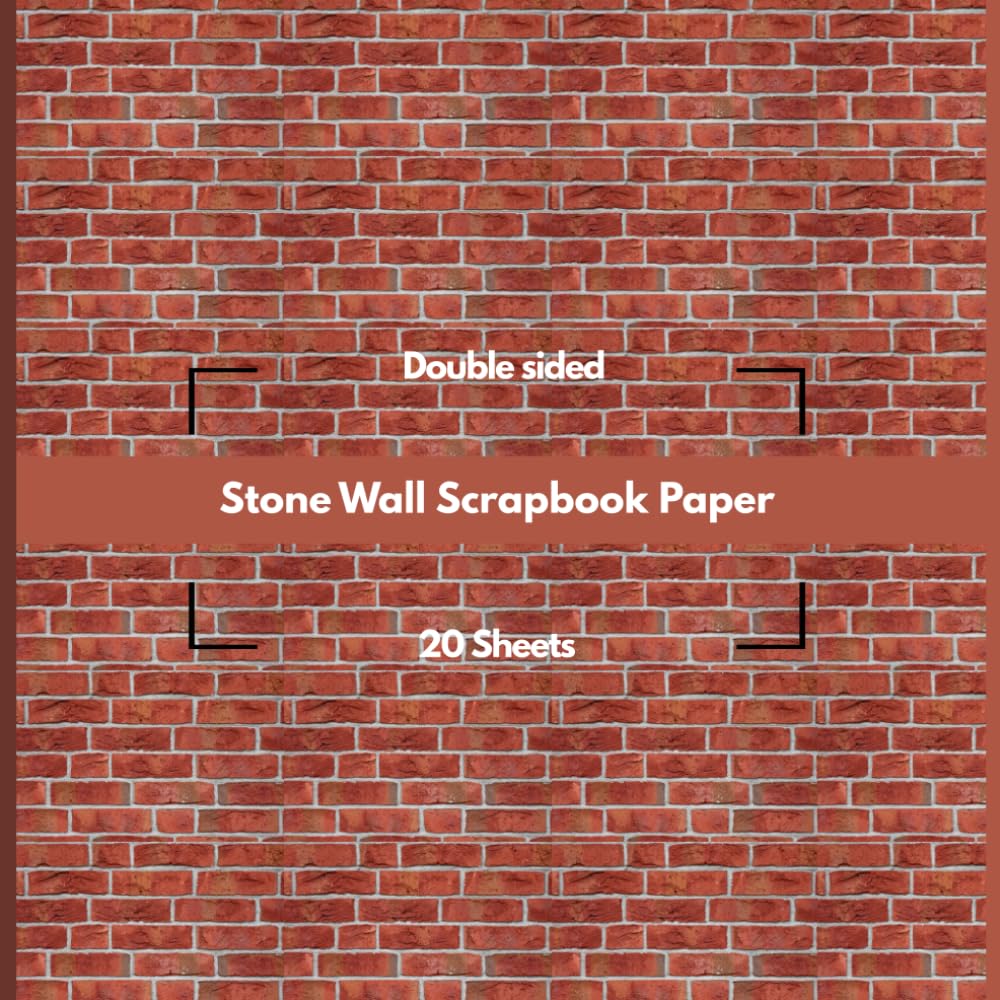 capítulo por capítulo baixar Stone Wall Scrapbook Paper: Double sided Stone wall print craft paper for scrapbooking and DIY crafts projects, one design Brick Texture Scrapbook Paper Sheets