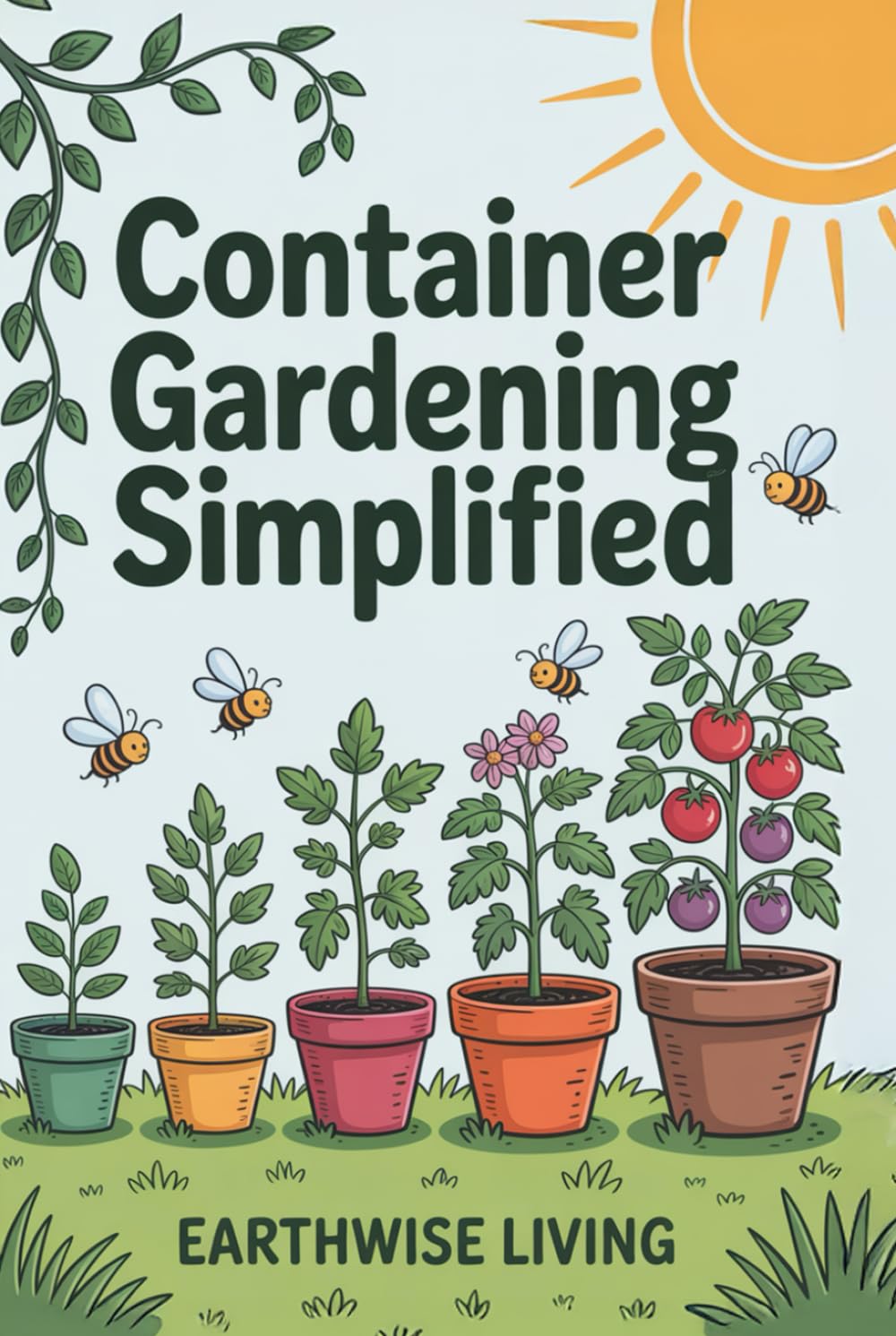 Container Gardening Simplified: Beginner’s Guide to Growing Fresh Herbs, Vegetables, and Flowers in the Smallest Spaces—Plus Soil and Watering Tips, and Sustainable Pest Solutions baixar livro de graça