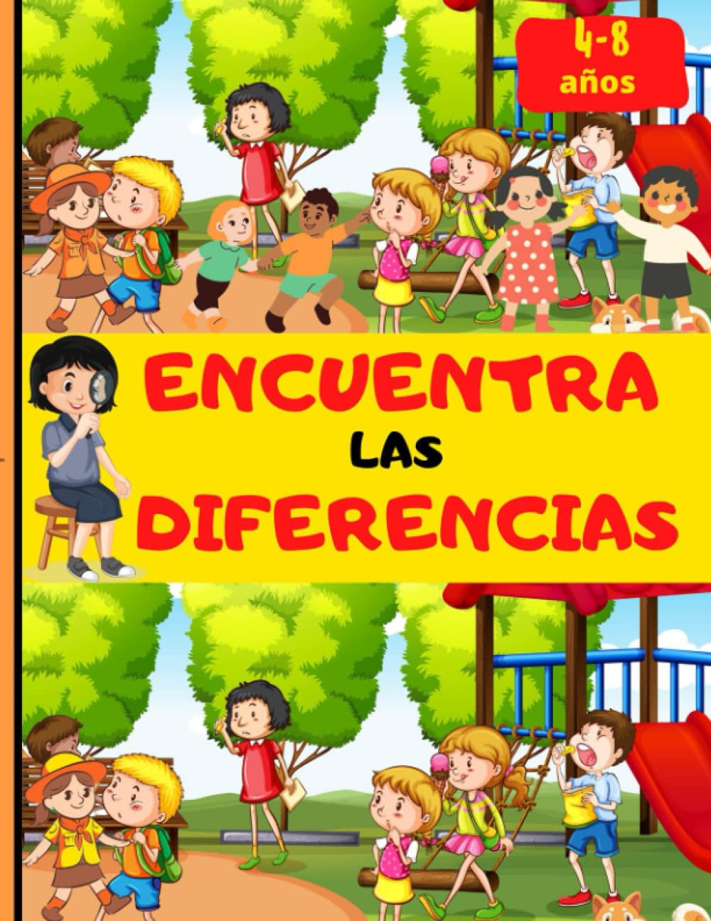 ler totalmente ENCUENTRA LAS DIFERENCIAS 4-8 años: Juego de los 5 errores / para niños de 4 a 8 años / Libro De Actividades Para Niños / busca y encuentra. (Spanish Edition)