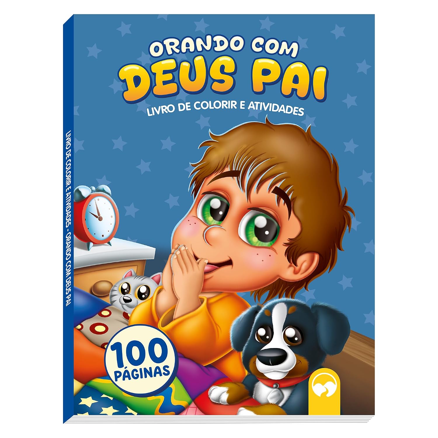 ler totalmente Orando com Deus Pai: 100 Páginas para Colorir e Atividades