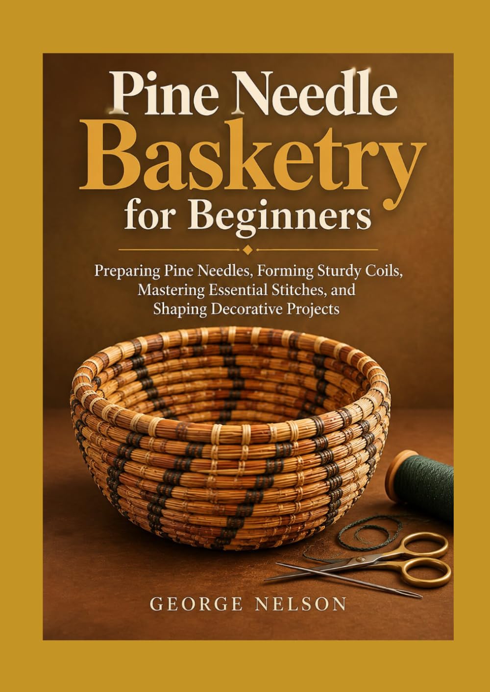 Pine Needle Basketry for Beginners: Preparing Pine Needles, Forming Sturdy Coils, Mastering Essential Stitches, and Shaping Decorative Projects baixar livro de graça