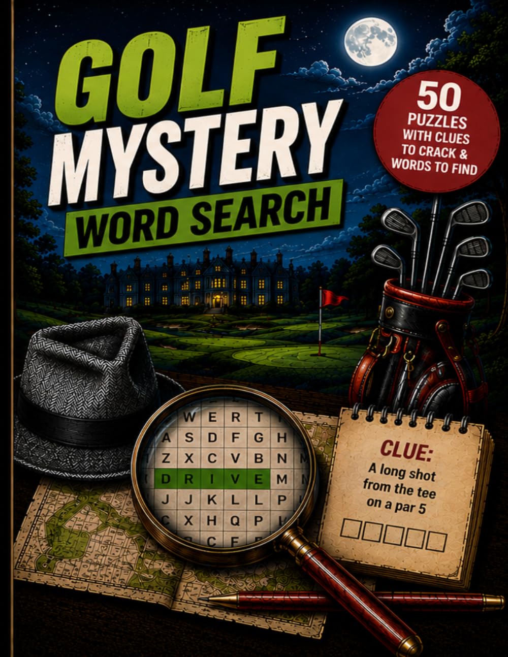The Ultimate Golf Trivia Word Search: 50 Clue-Solving Golf Puzzles and Brain Teasers for Adults | Test Your Golf Knowledge and Find the Hidden Answers baixar o livro de graça