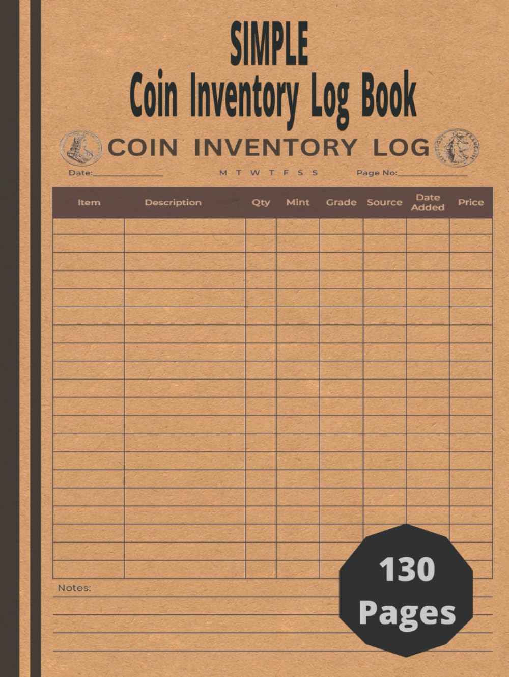 ler totalmente Simple Coin Inventory Log Book: Coin Collection Book to Record and Keep Track of Your Coin Collection for Begginers