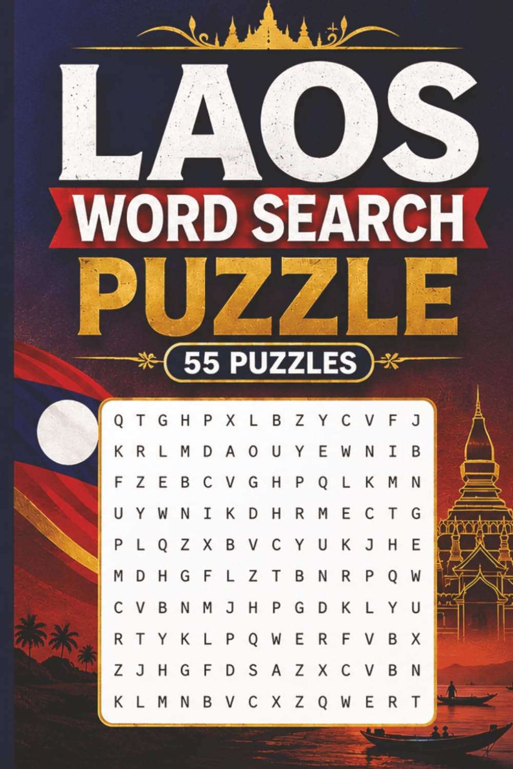 ler totalmente Laos Word Search Puzzle: 55 Puzzles Word Search about Laos and More | 6x9 inches, 110 pages | Gift for Laos & Countries Lover