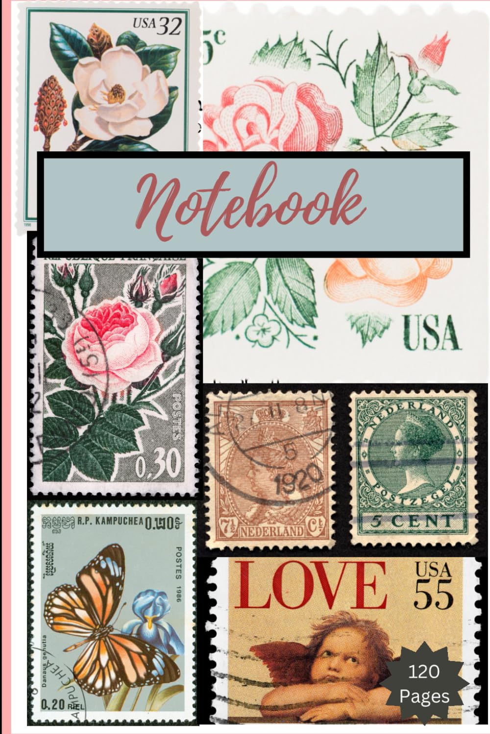 Notebook: Cool Stamp filled journal, 120 pages, ideal for kids, mum, dad, friends and colleagues. baixar livro de graça