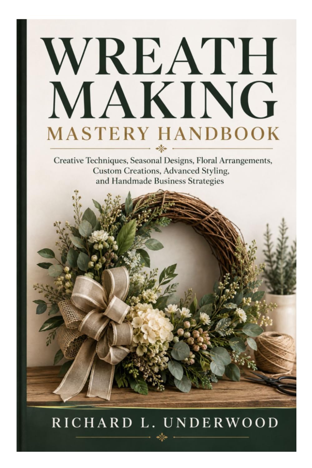 capítulo por capítulo baixar Wreath Making Mastery Handbook: Creative Techniques, Seasonal Designs, Floral Arrangements, Custom Creations, Advanced Styling, and Handmade Business Strategies