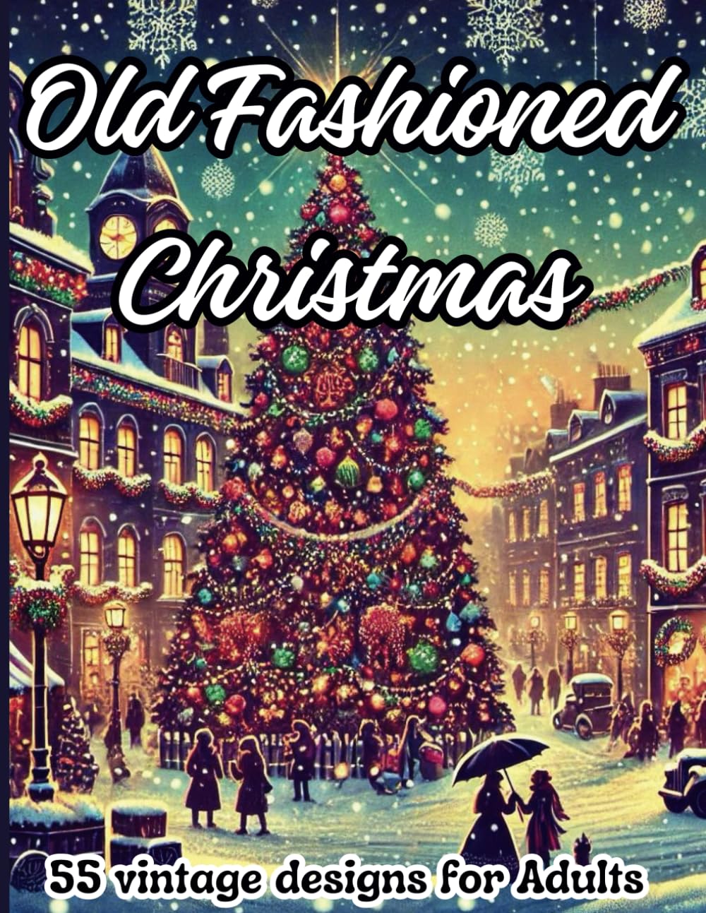 capítulo por capítulo baixar Old Fashioned Christmas Coloring Book: 55 Vintage Designs for Adults to Relieve Stress and Anxiety