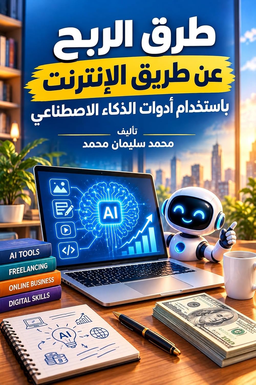 طرق الريح من الإنترنت باستخدام ادوات الذكاء الاصطناعي (Arabic Edition) baixar livro de graça
