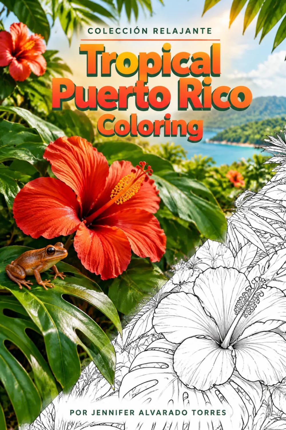 Tropical Puerto Rico Coloring