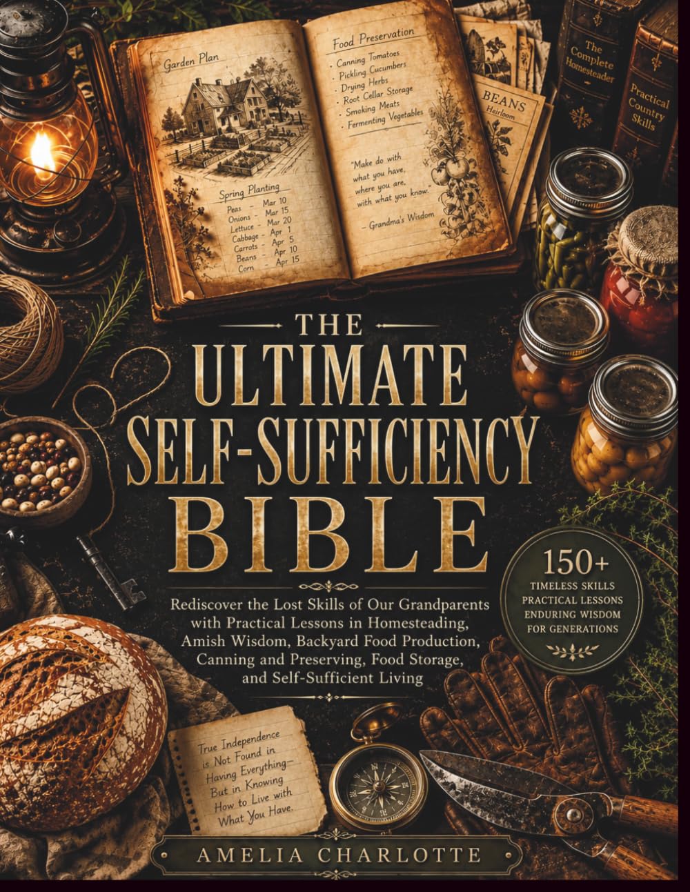The Ultimate Self-Sufficiency Bible: Rediscover the Lost Skills of Our Grandparents with Practical Lessons in Homesteading, Amish Wisdom, Backyard... Food Storage, and Self Sufficient Living baixar livro de graça