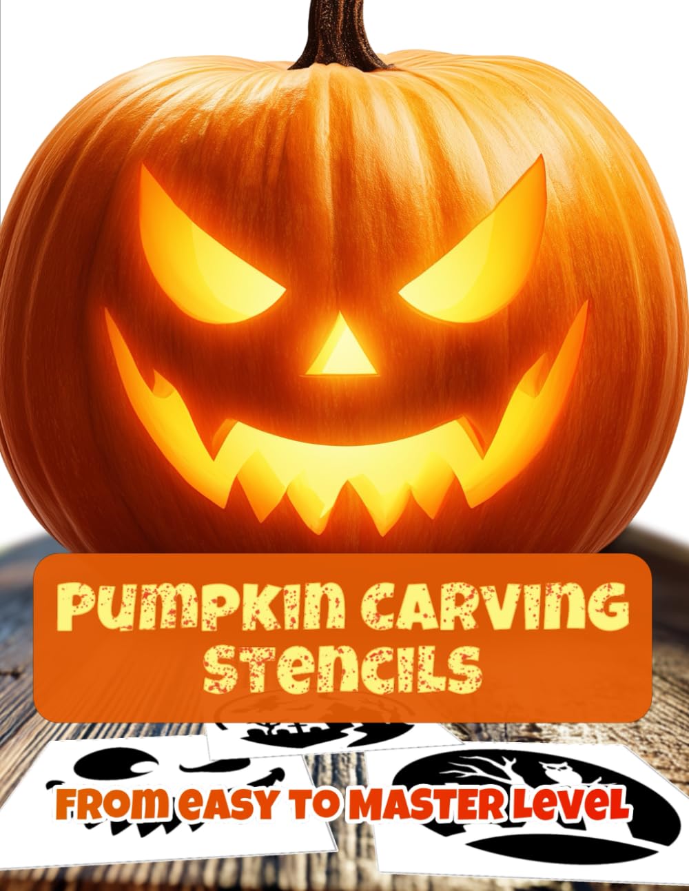 ler totalmente Pumpkin Carving Stencils: Halloween Templates for Kids and Adults: A Fun and Scary Stencil Book for an Easy and Spooky Holiday