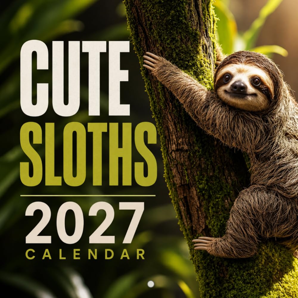 capítulo por capítulo baixar Cute Sloths Calendar 2027: Adorable Slow-Moving Animals in Charming Moments