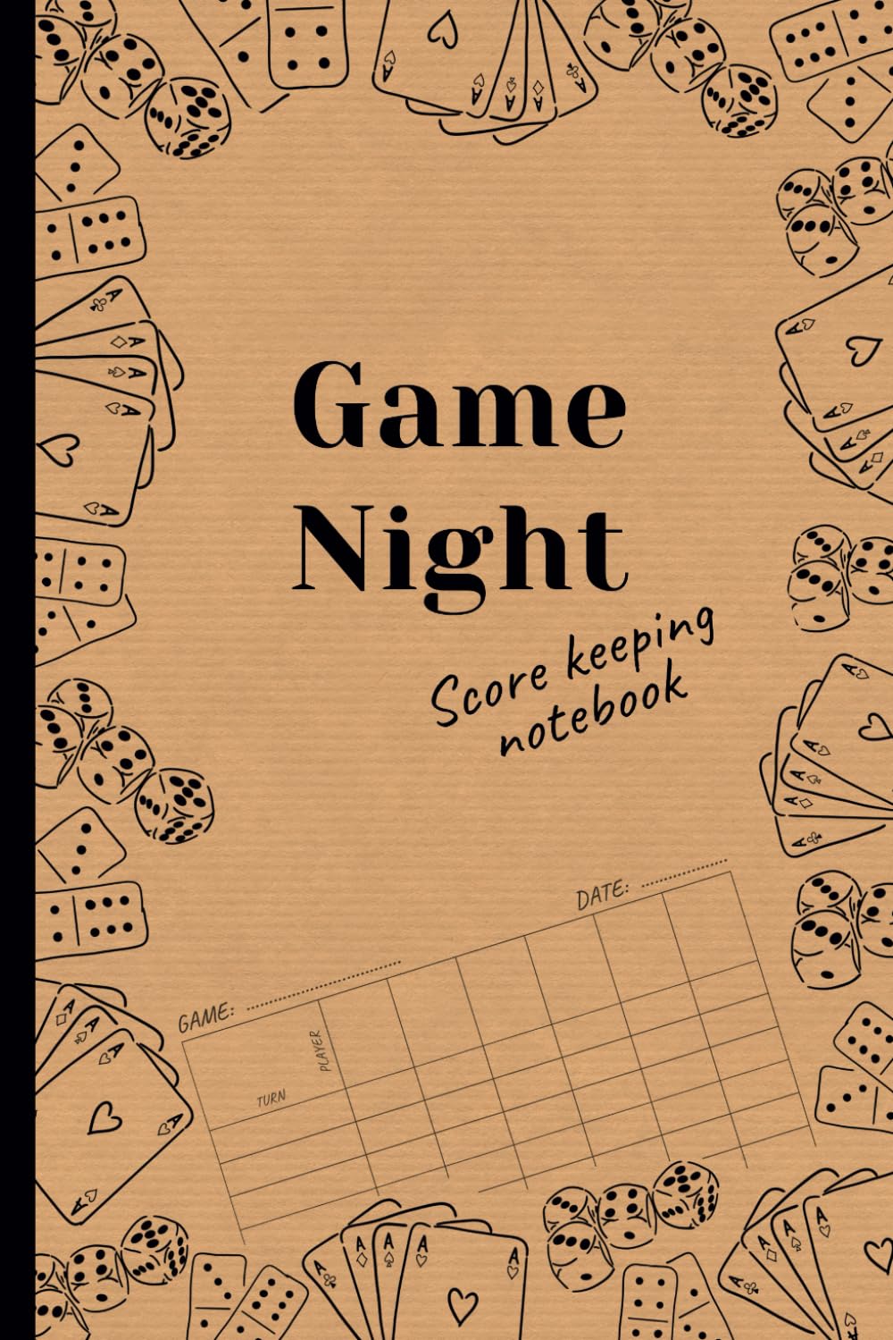 ler totalmente Game Night Score Keeping Notebook: Simple Score Sheets | Travel Size Score Pads | Gaming Log Book For Many Family Games |100 pages 6 x 9 inches