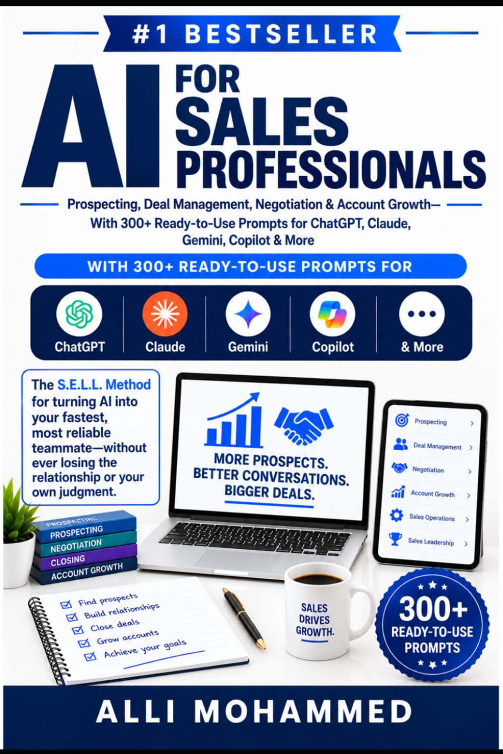capítulo por capítulo baixar AI for Sales Professionals: Prospecting, Deal Management, Negotiation & Account Growth — With 300+ Ready-to-Use Prompts for ChatGPT, Claude, Gemini, Copilot & More (The AI Professional Series)