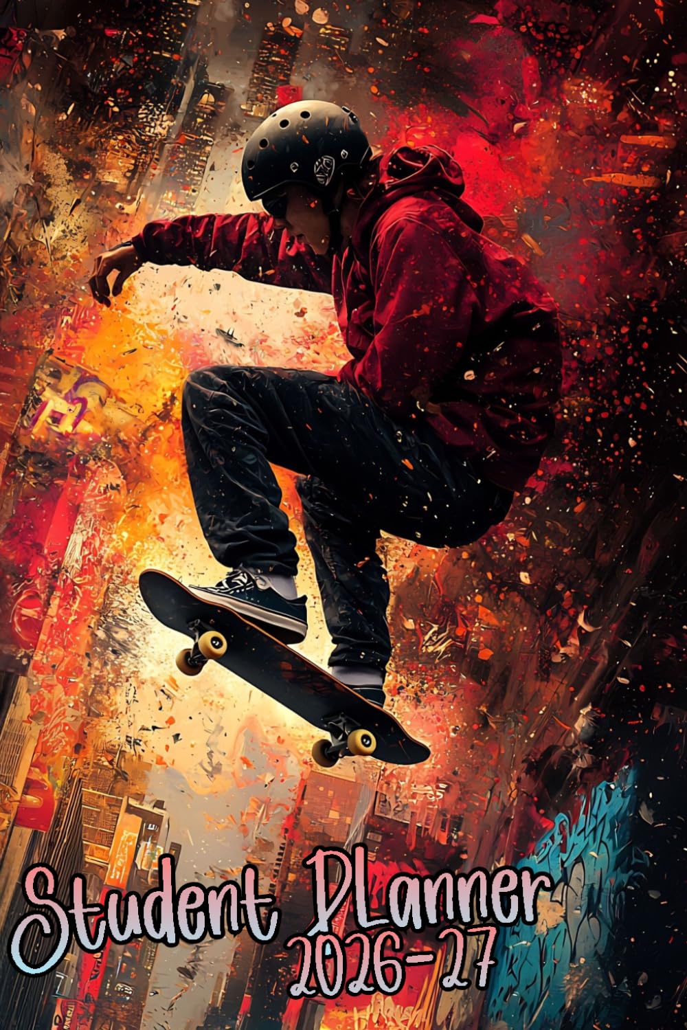 capítulo por capítulo baixar Student Planner 2026-2027: Skiing enthusiasts, study organization notebook, annual calendar, weekly class schedule, and spaces for note-taking (for elementary and middle school students).
