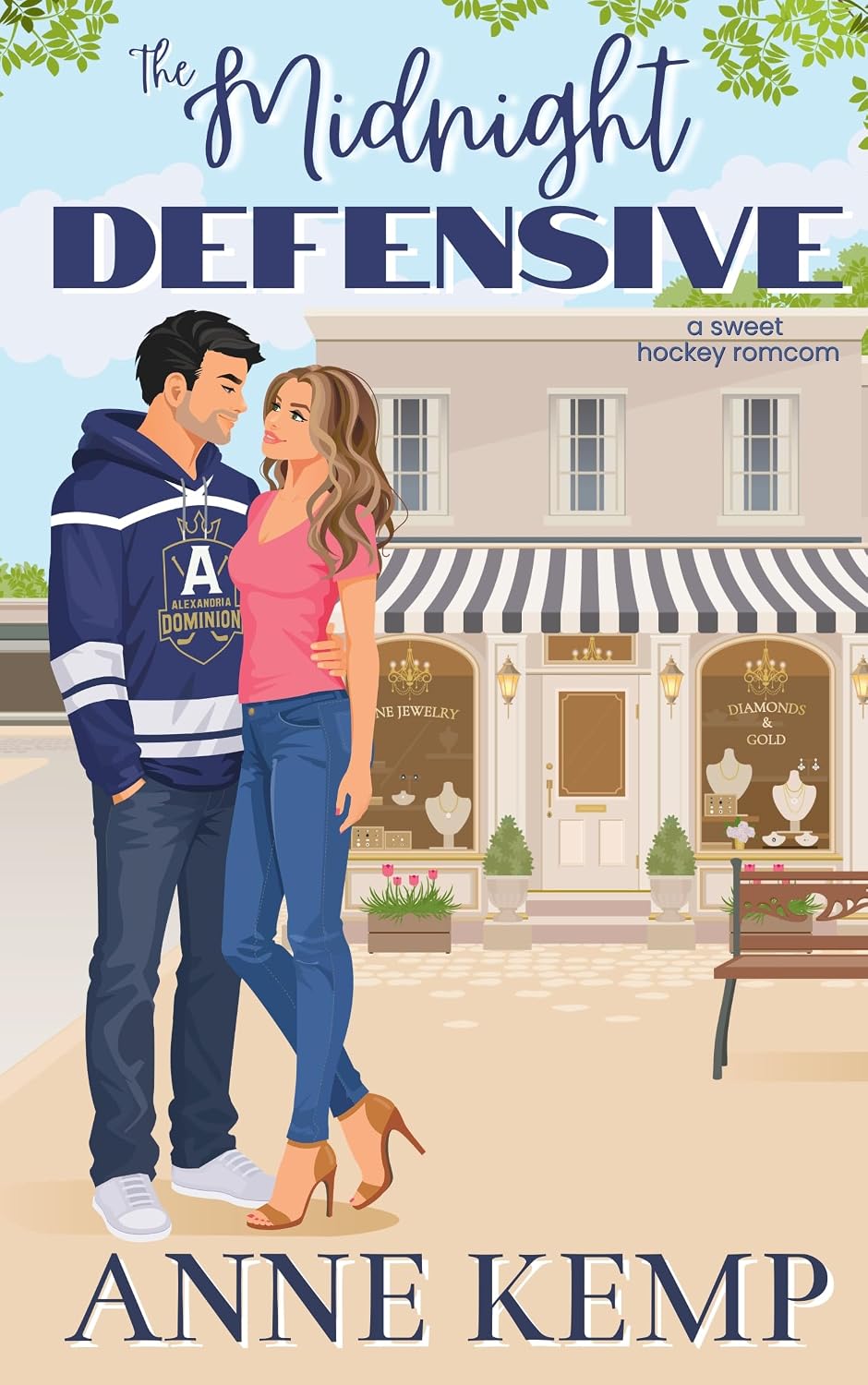 ler totalmente The Midnight Defensive: A Sweet Hockey RomCom (Alexandria Dominion Hockey Book 2) (English Edition)