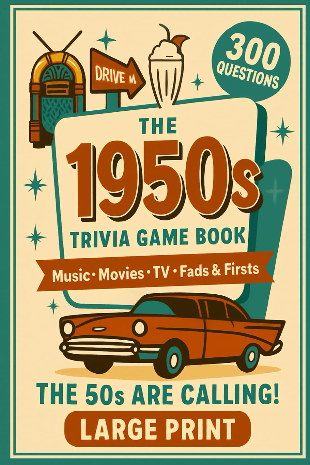 The 50s are Calling! 1950s Pop Culture Trivia Quiz Book: 300 nostalgic questions covering the movies, TV, music and more that defined the 1950s baixar o livro de graça