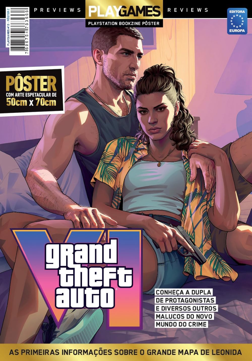 GTA 6 - Jason e Lucia - Arte 3 - Superpôster PlayGames baixar livro de graça