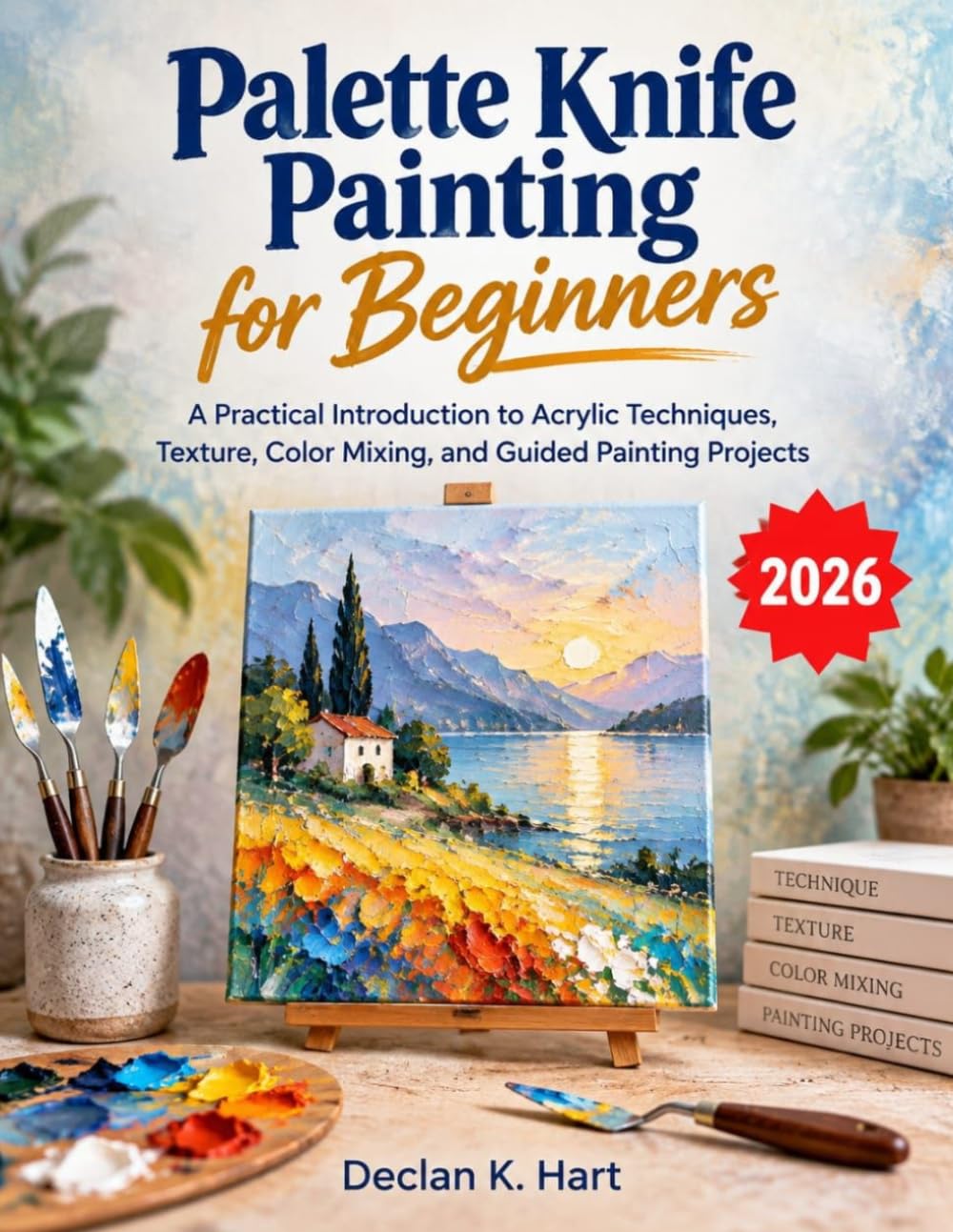 capítulo por capítulo baixar Palette Knife Painting for Beginners: A Practical Introduction to Acrylic Techniques, Texture, Color Mixing, and Guided Painting Projects