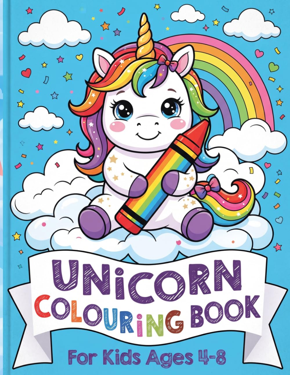 Unicorn Coloring Book: Magical Adventures for Kids Ages 4-8: A Fun & Easy Unicorn Coloring Book for Girls, Toddlers, and Preschoolers with 92+ Enchanting Pages for Creative Relaxation baixar o livro de graça