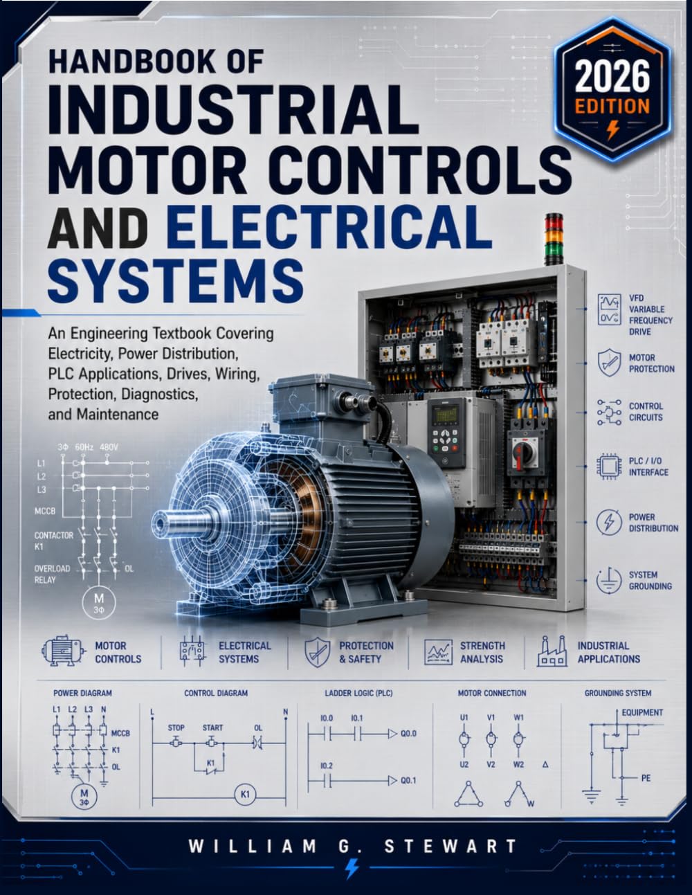 capítulo por capítulo baixar Handbook of Industrial Motor Controls and Electrical Systems: An Engineering Textbook Covering Electricity, Power Distribution, PLC Applications,... Protection, Diagnostics, and Maintenance